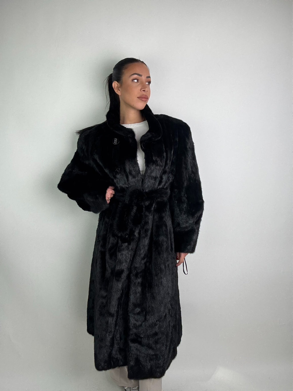 Cappotto in visone N390