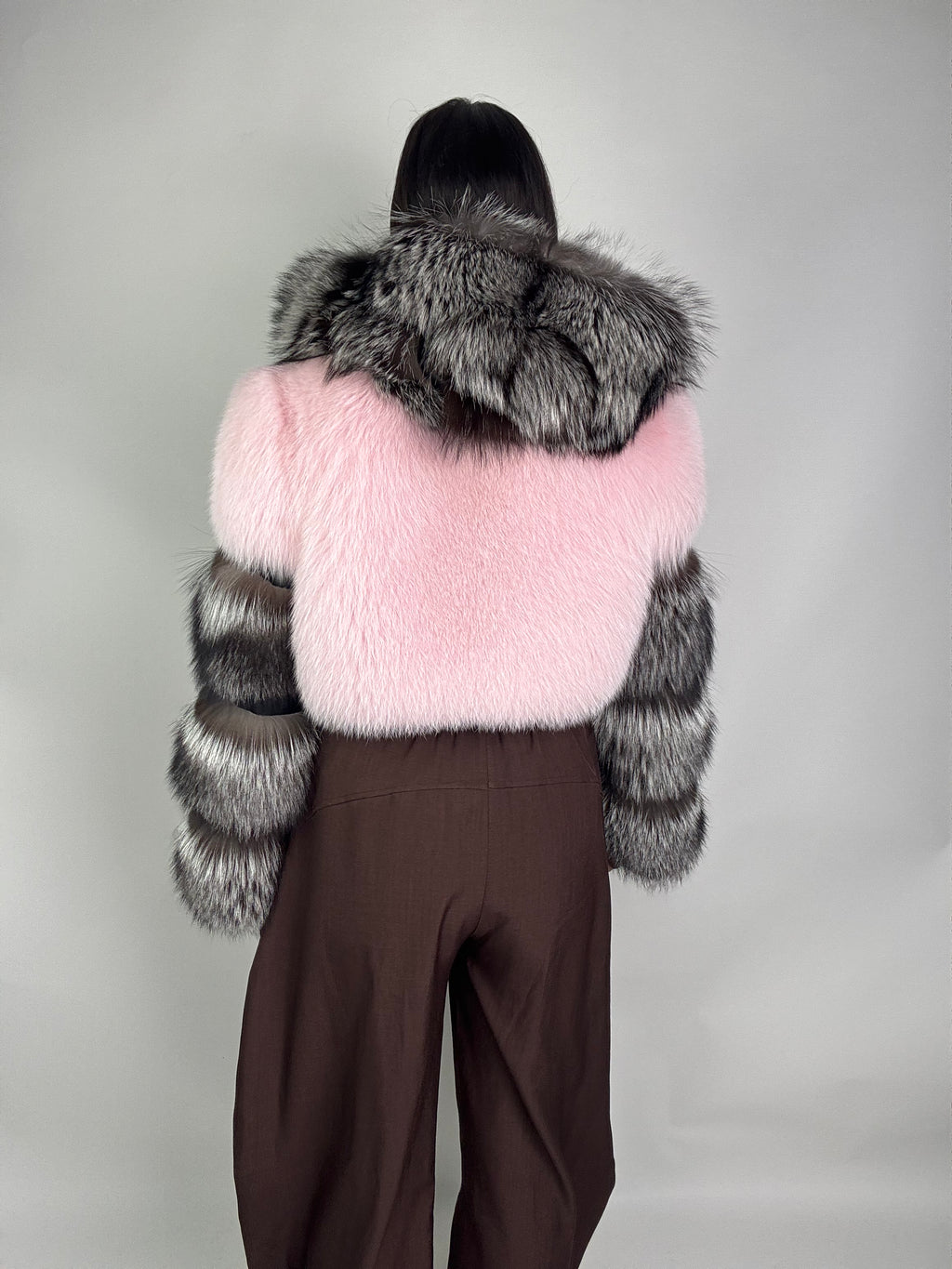 Bomber in volpe argentata Daisy