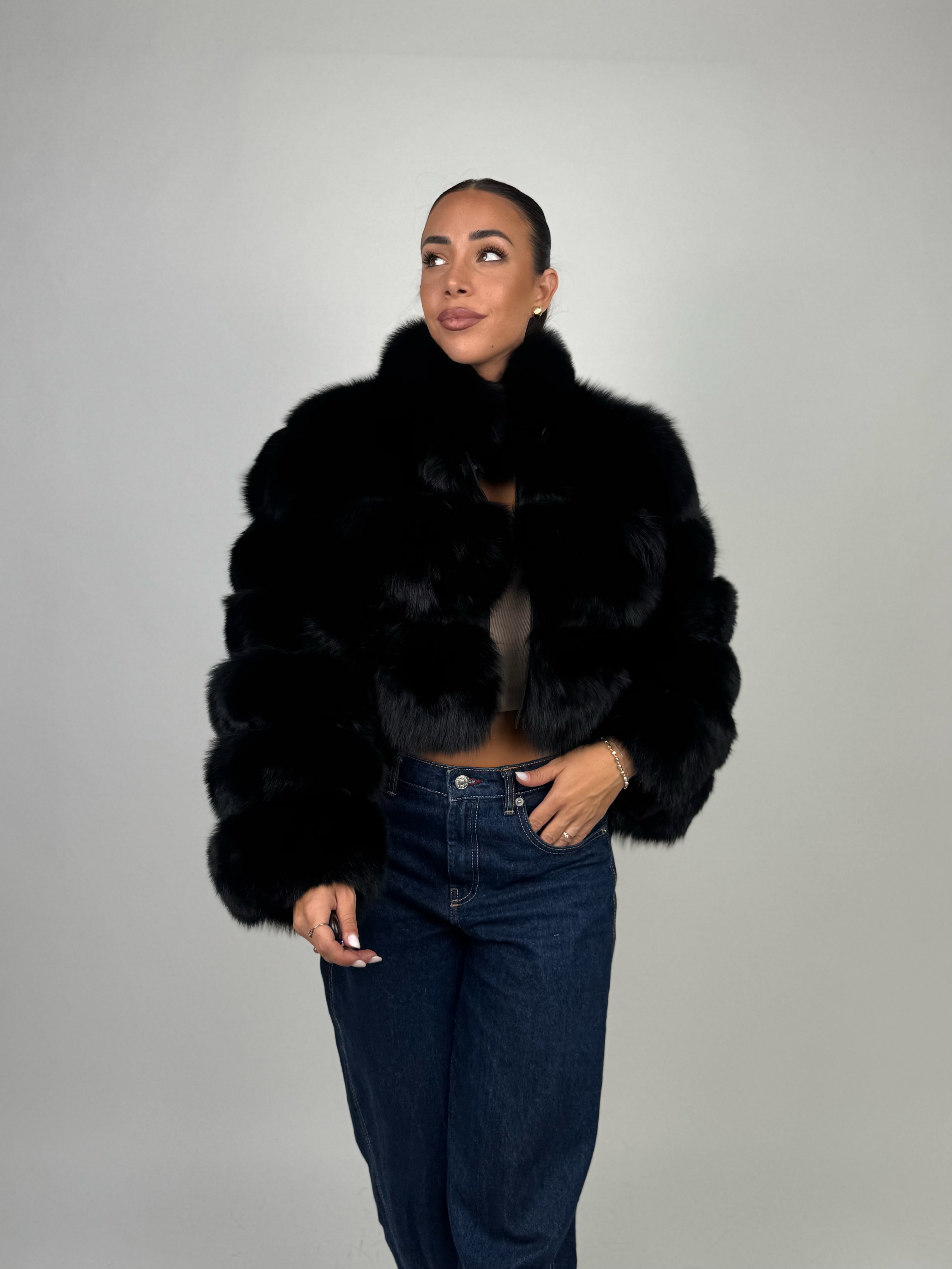 Bomber in volpe black N10