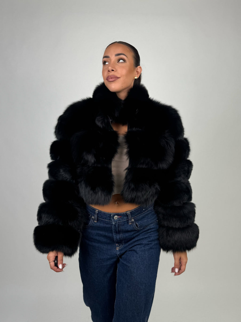 Bomber in volpe black N10