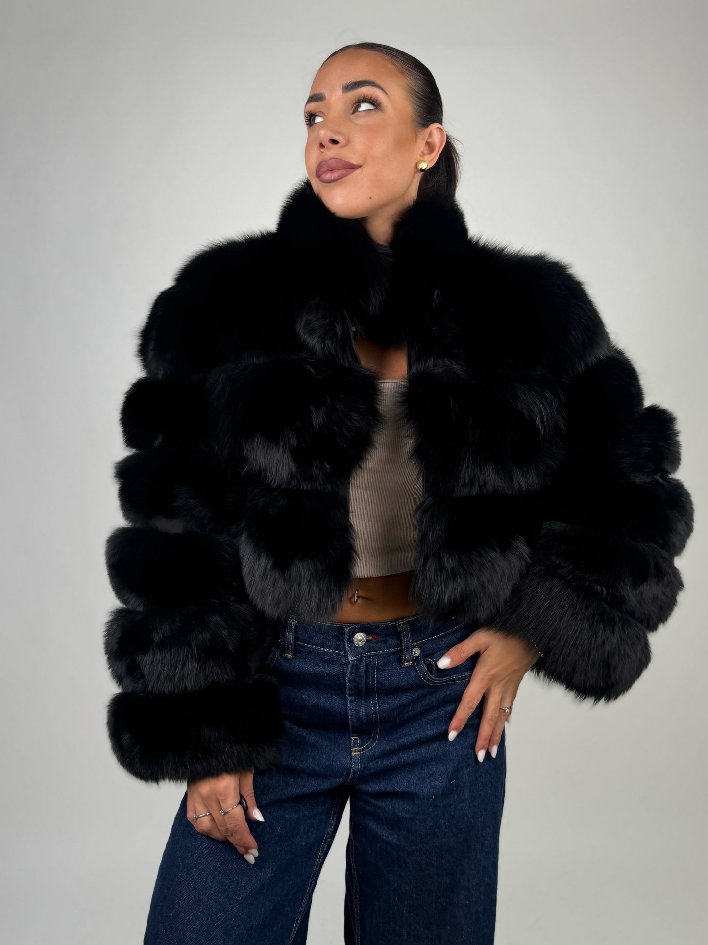 Bomber in volpe black N10