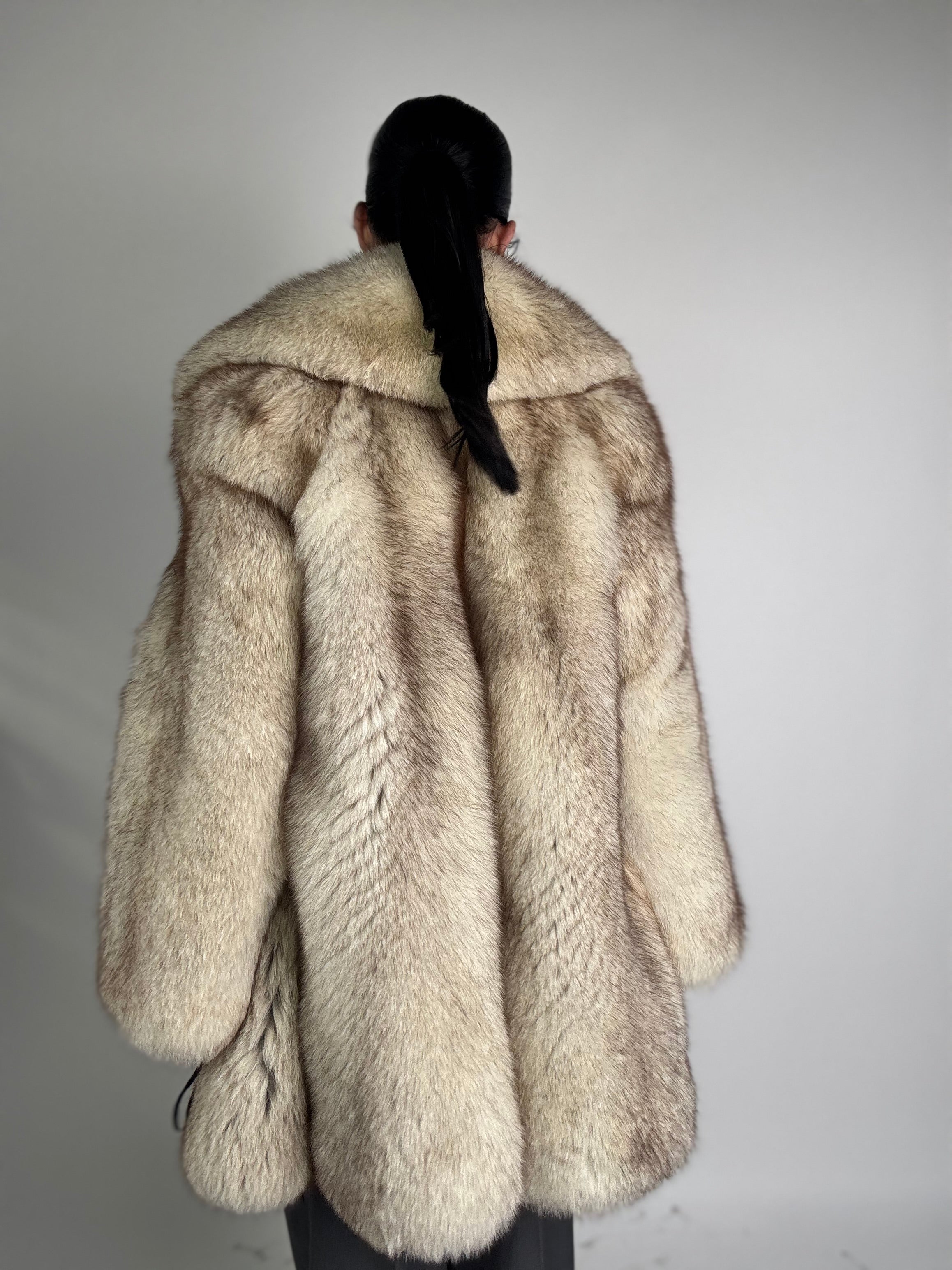 Giacca in volpe della groenlandia N356