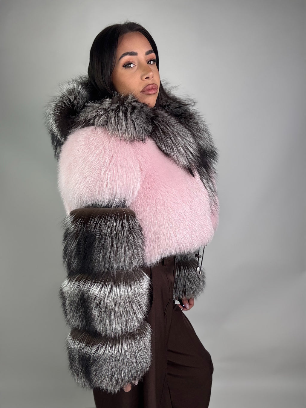 Bomber in volpe argentata Daisy
