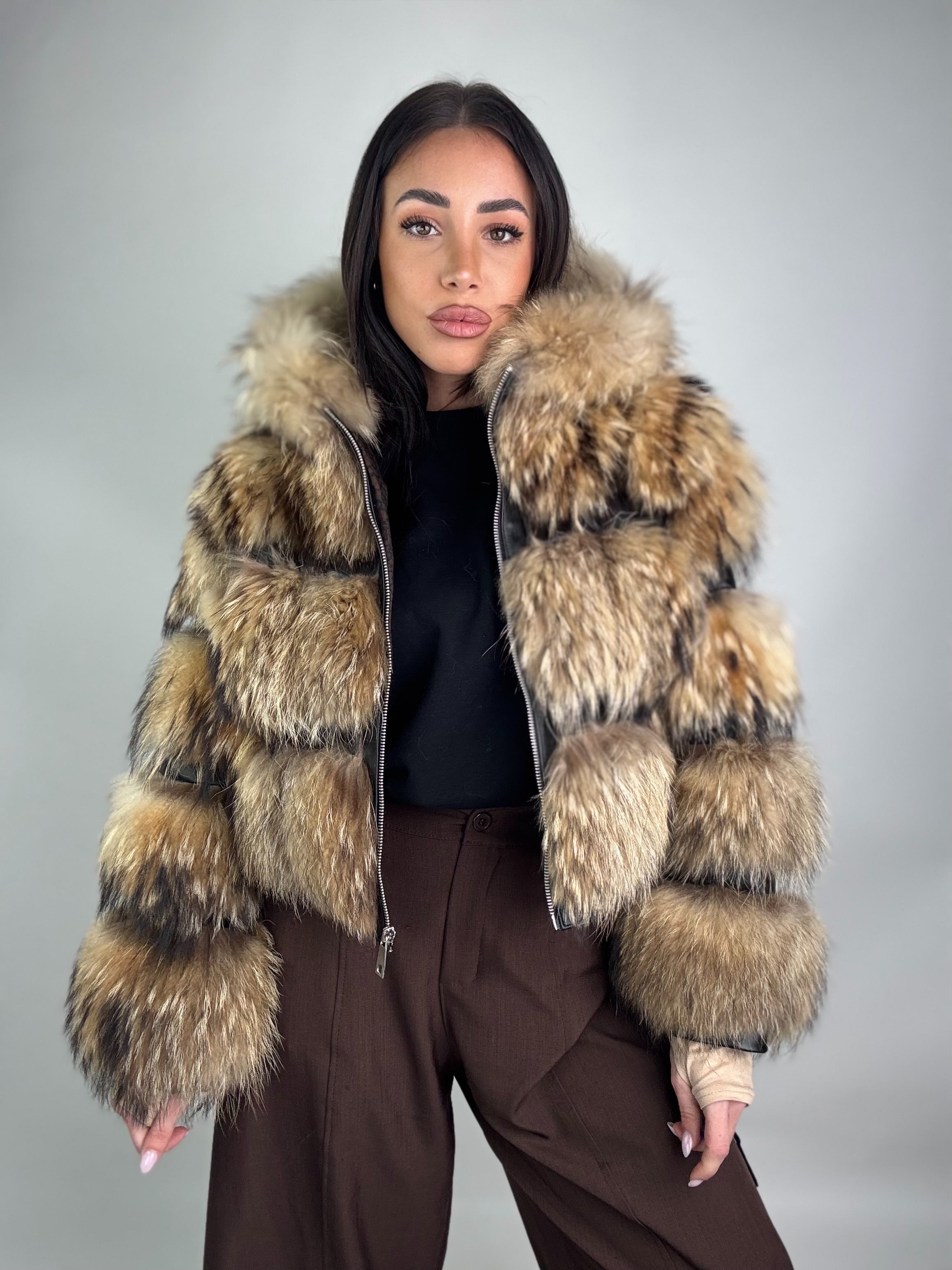Mink Bomber Jacket