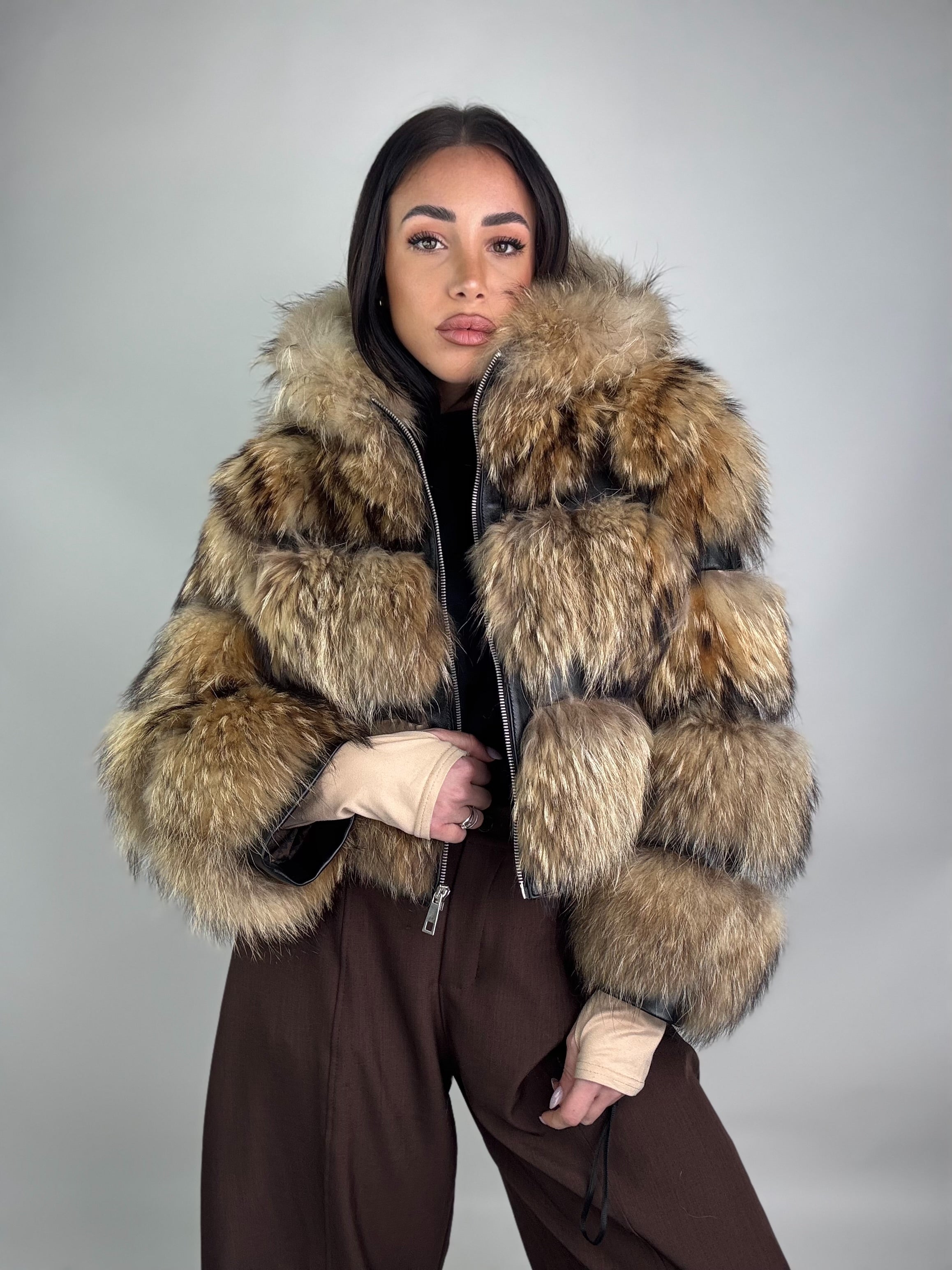 Mink Bomber Jacket