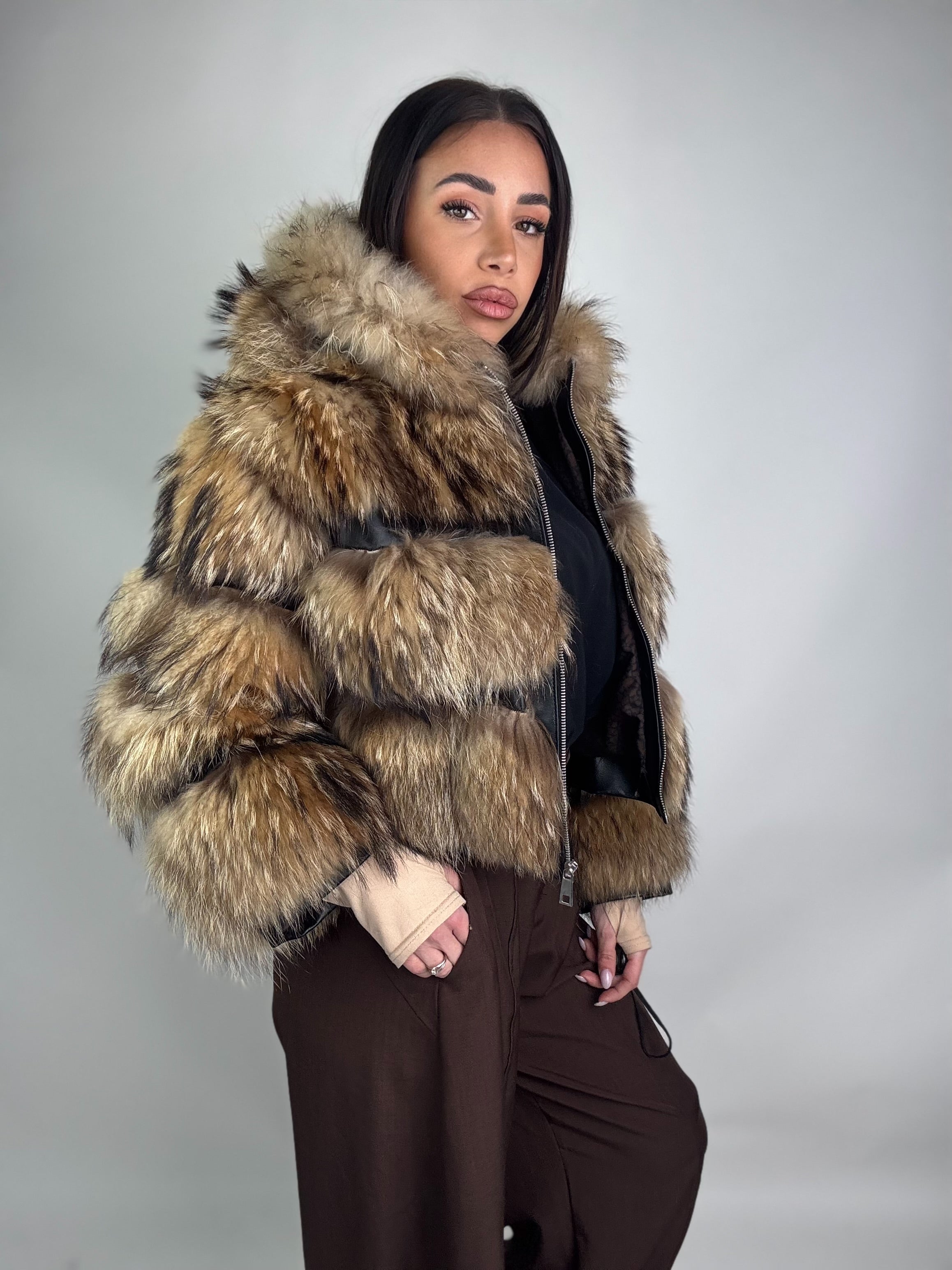 Mink Bomber Jacket