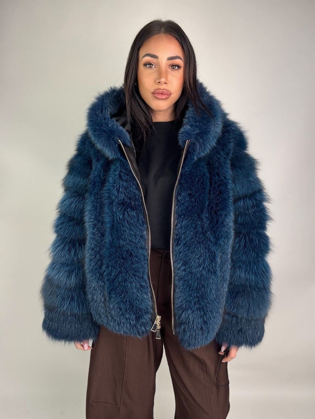 Mink Bomber Jacket