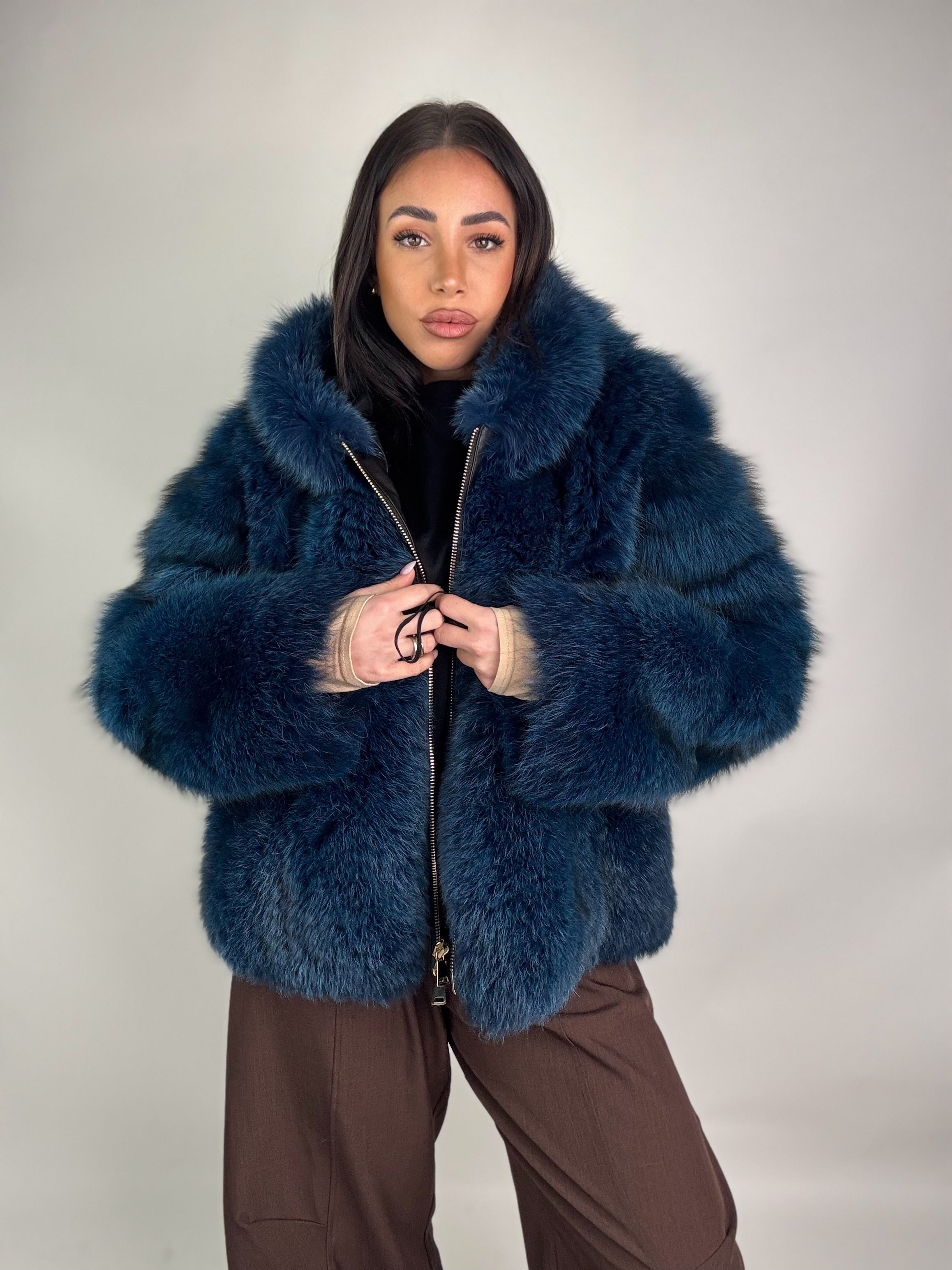 Mink Bomber Jacket