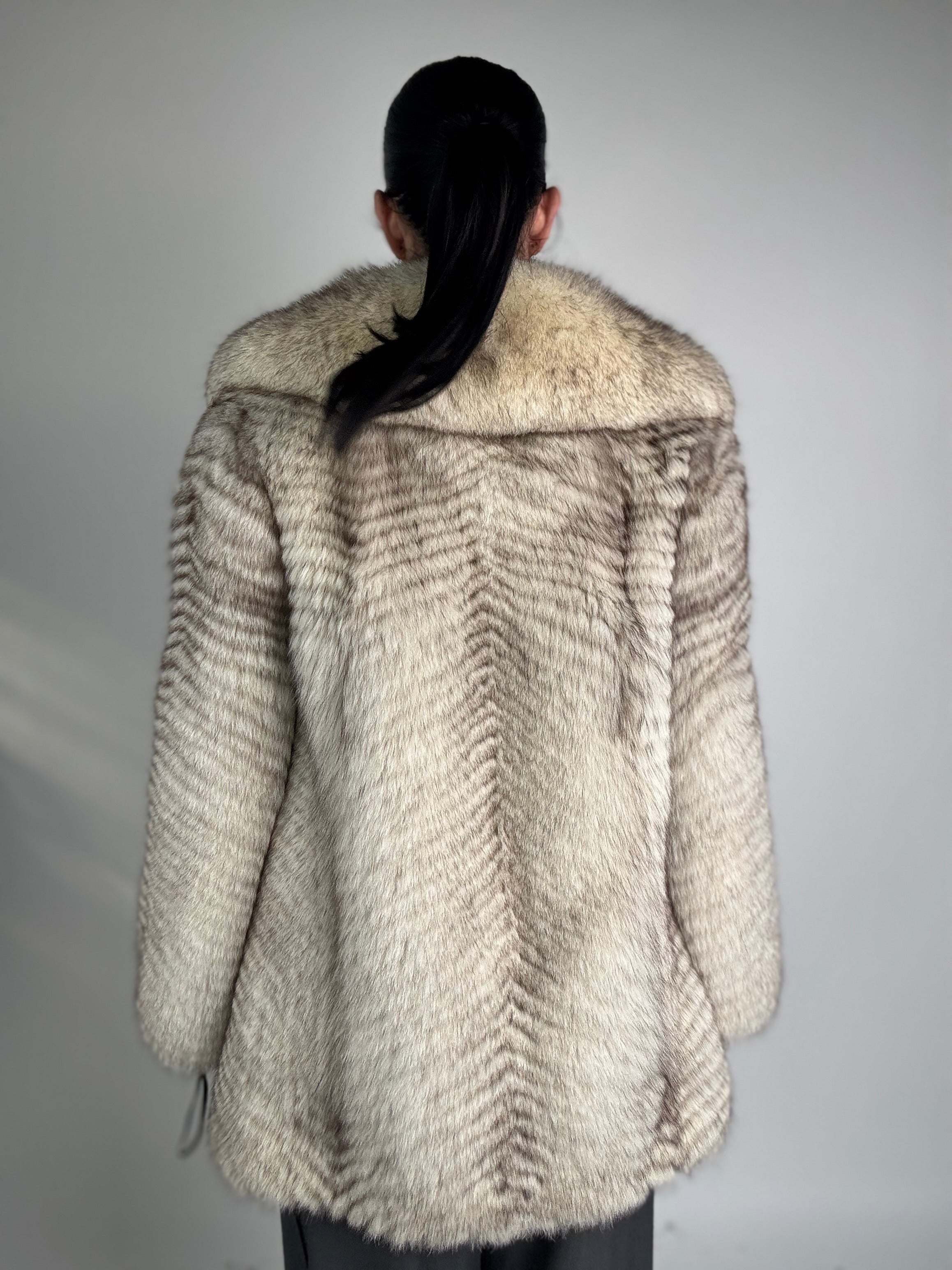 Giacca in volpe della groenlandia N359