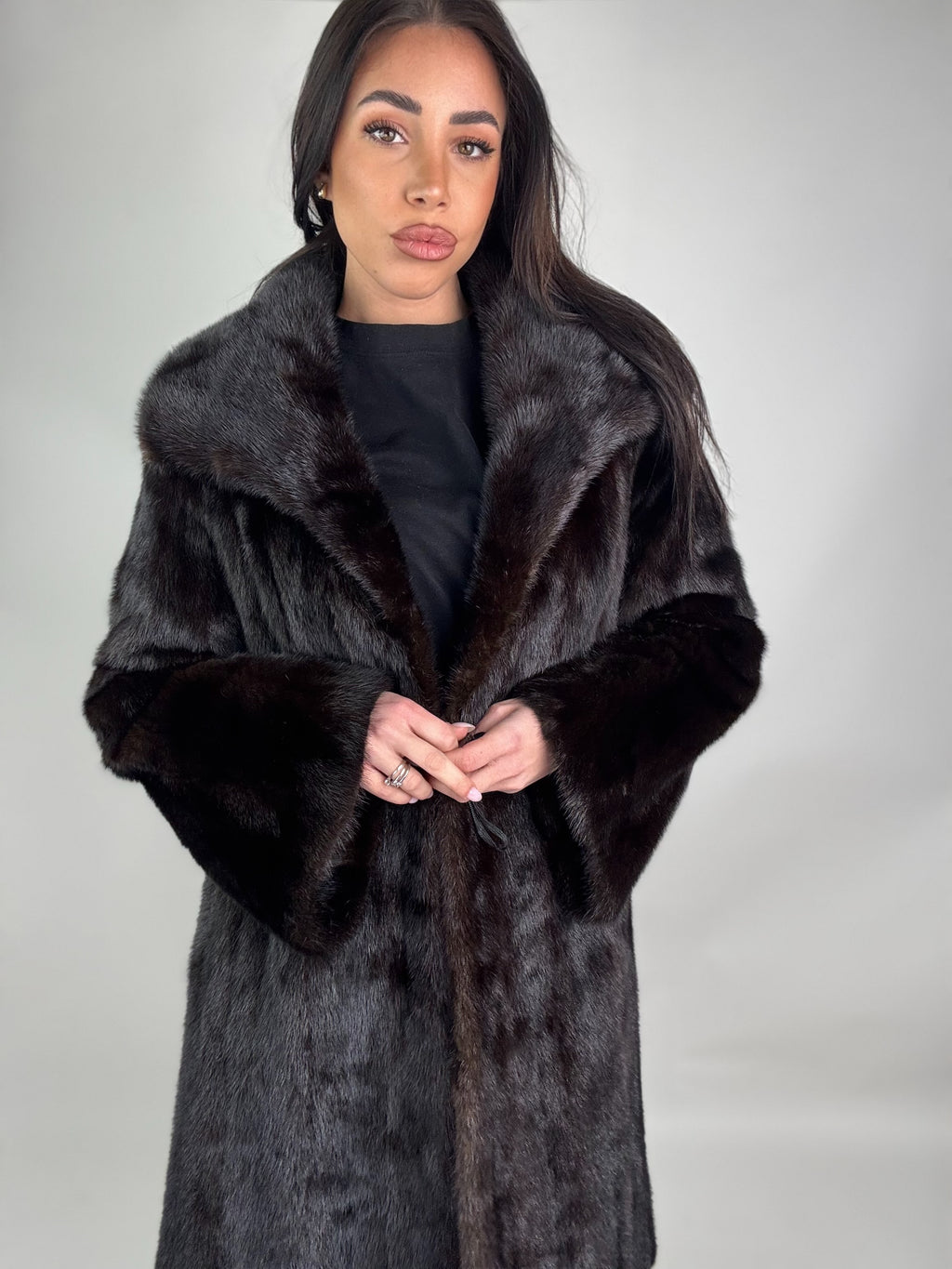 Cappotto in visone N461