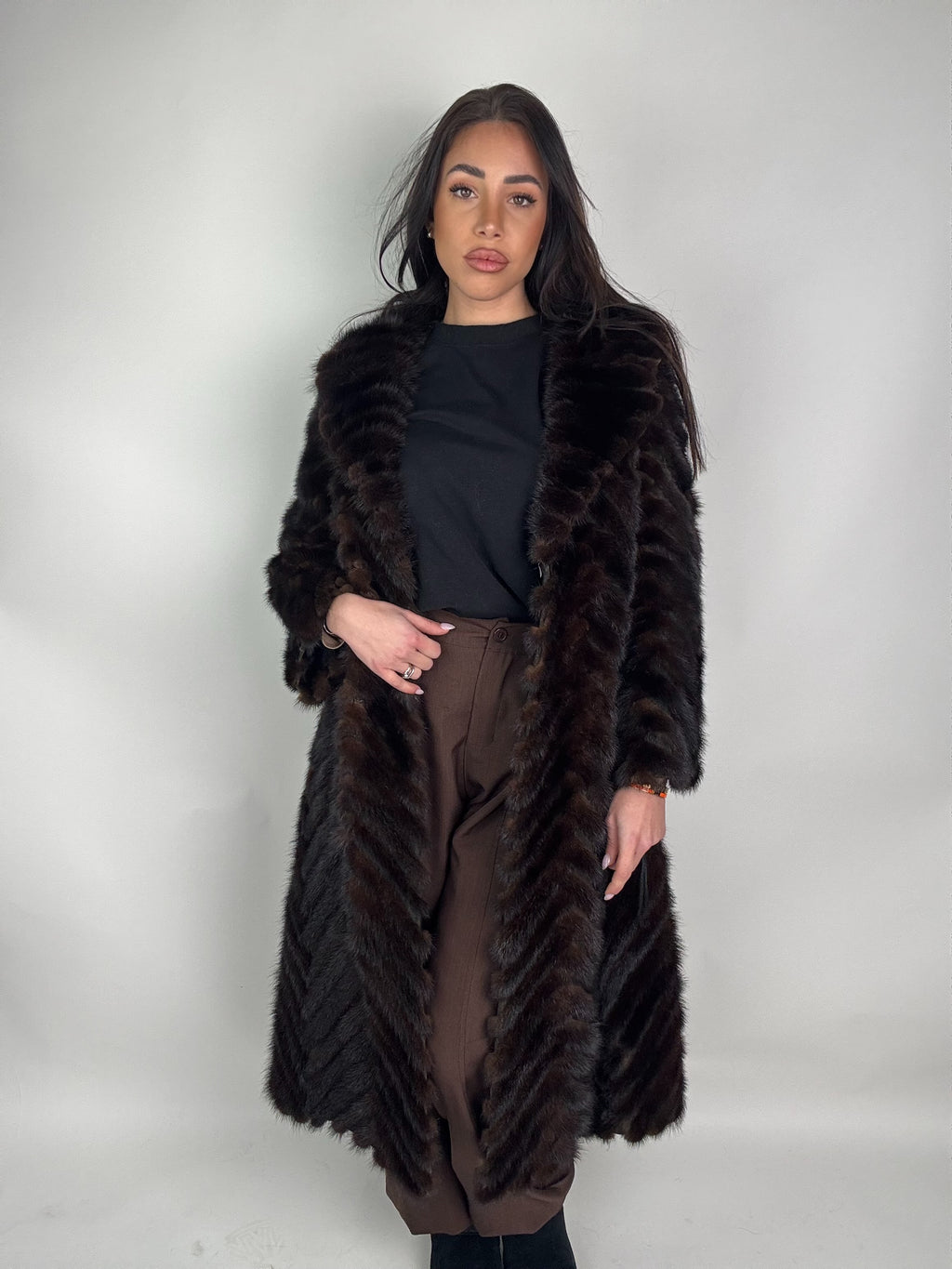 Cappotto in visone N462