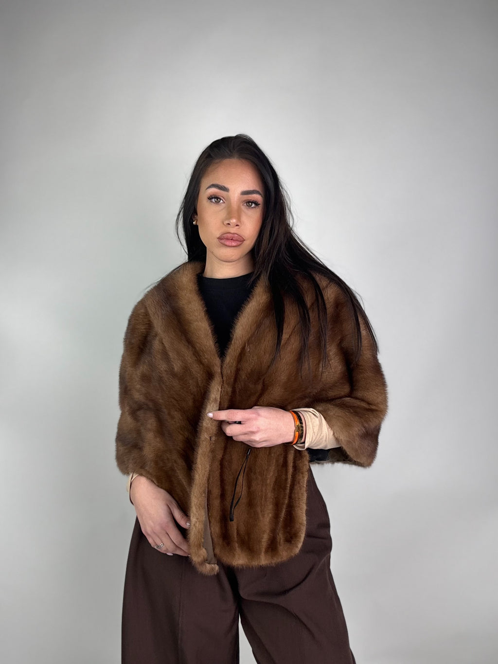 Mink Bomber Jacket