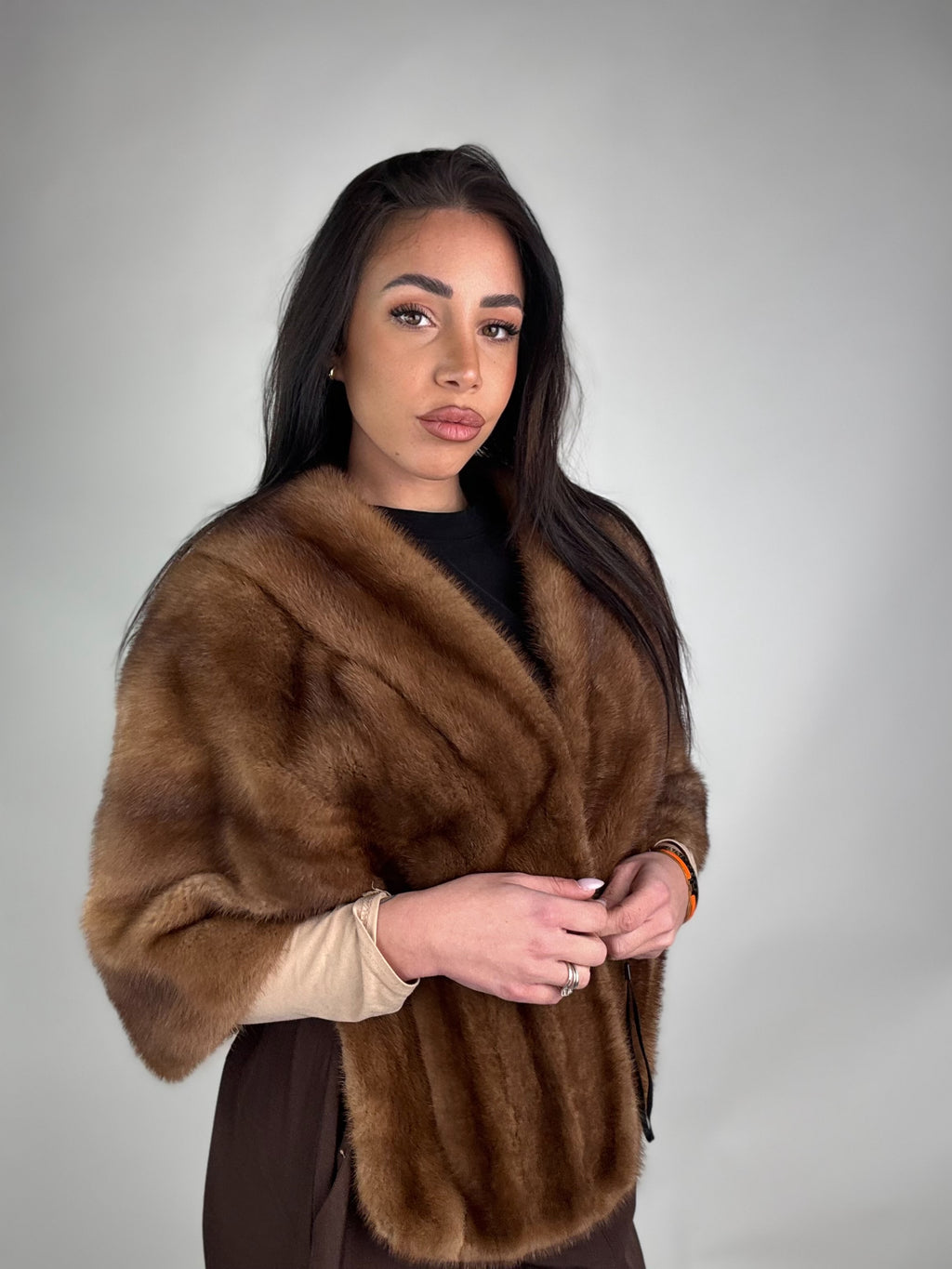 Mink Bomber Jacket