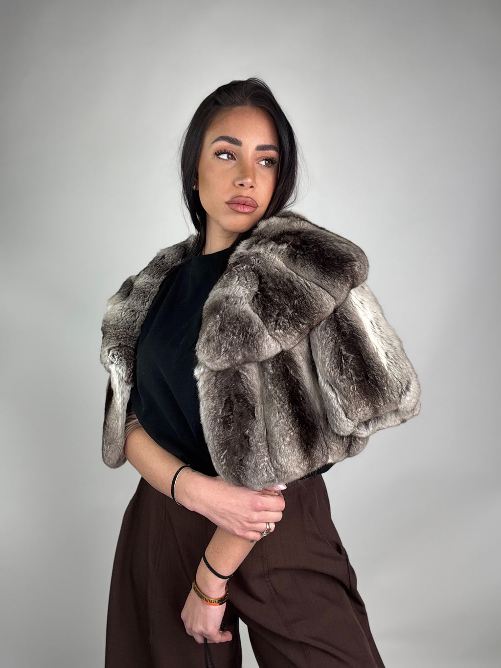 Mink Bomber Jacket