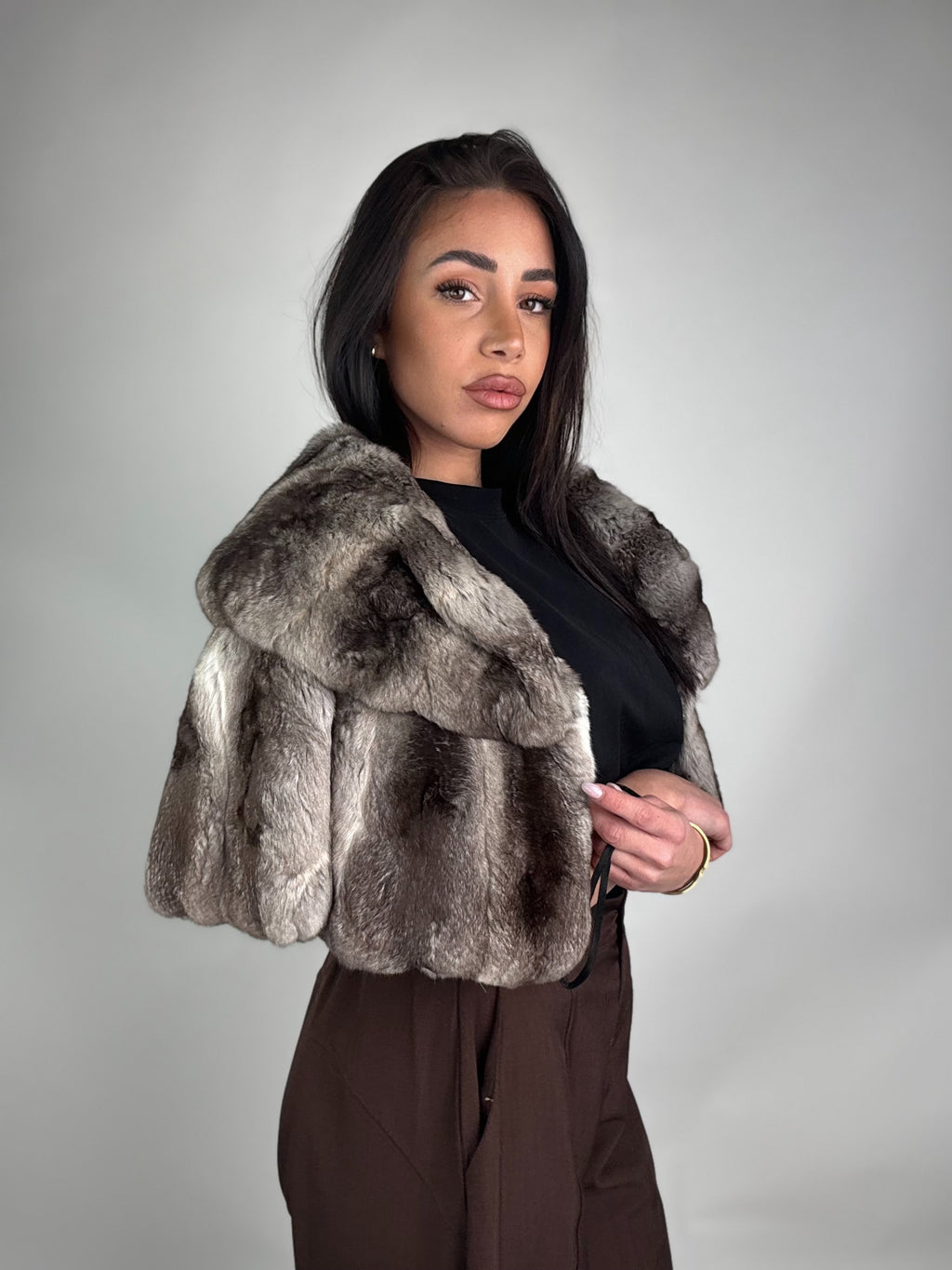 Mink Bomber Jacket