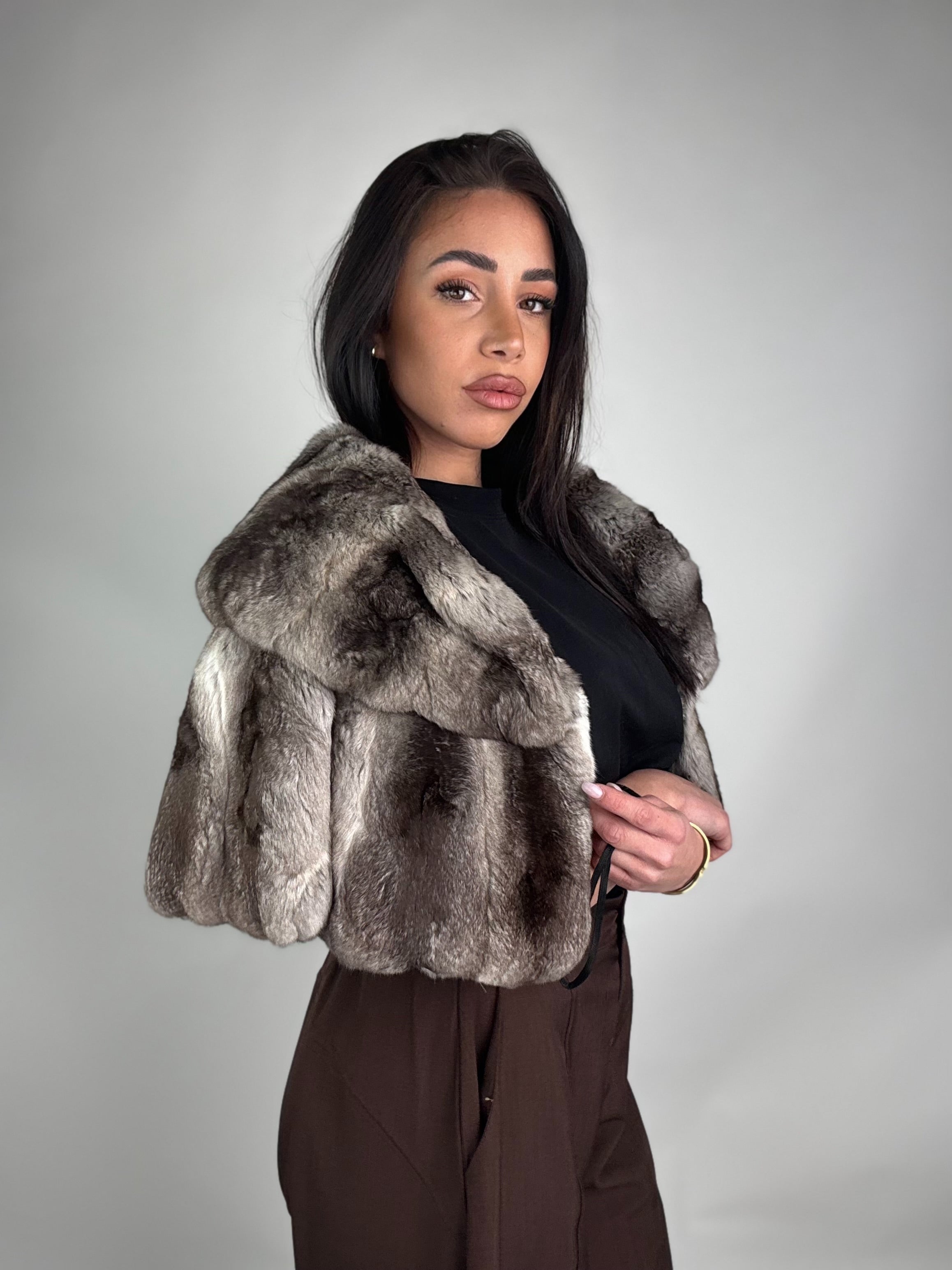 Mink Bomber Jacket