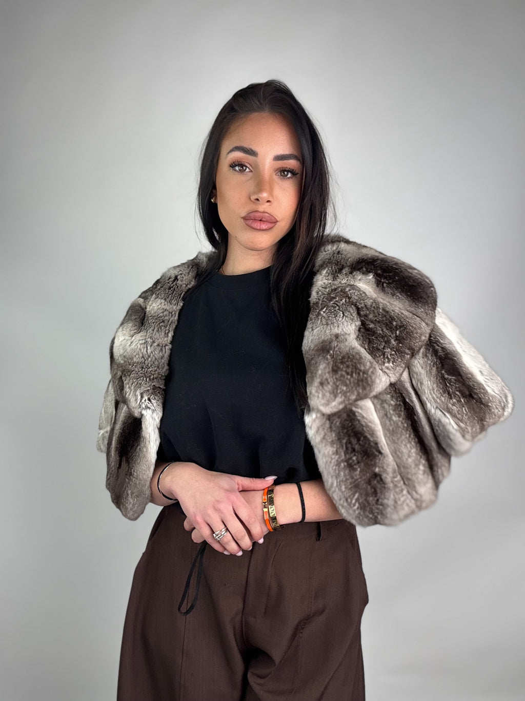 Mink Bomber Jacket