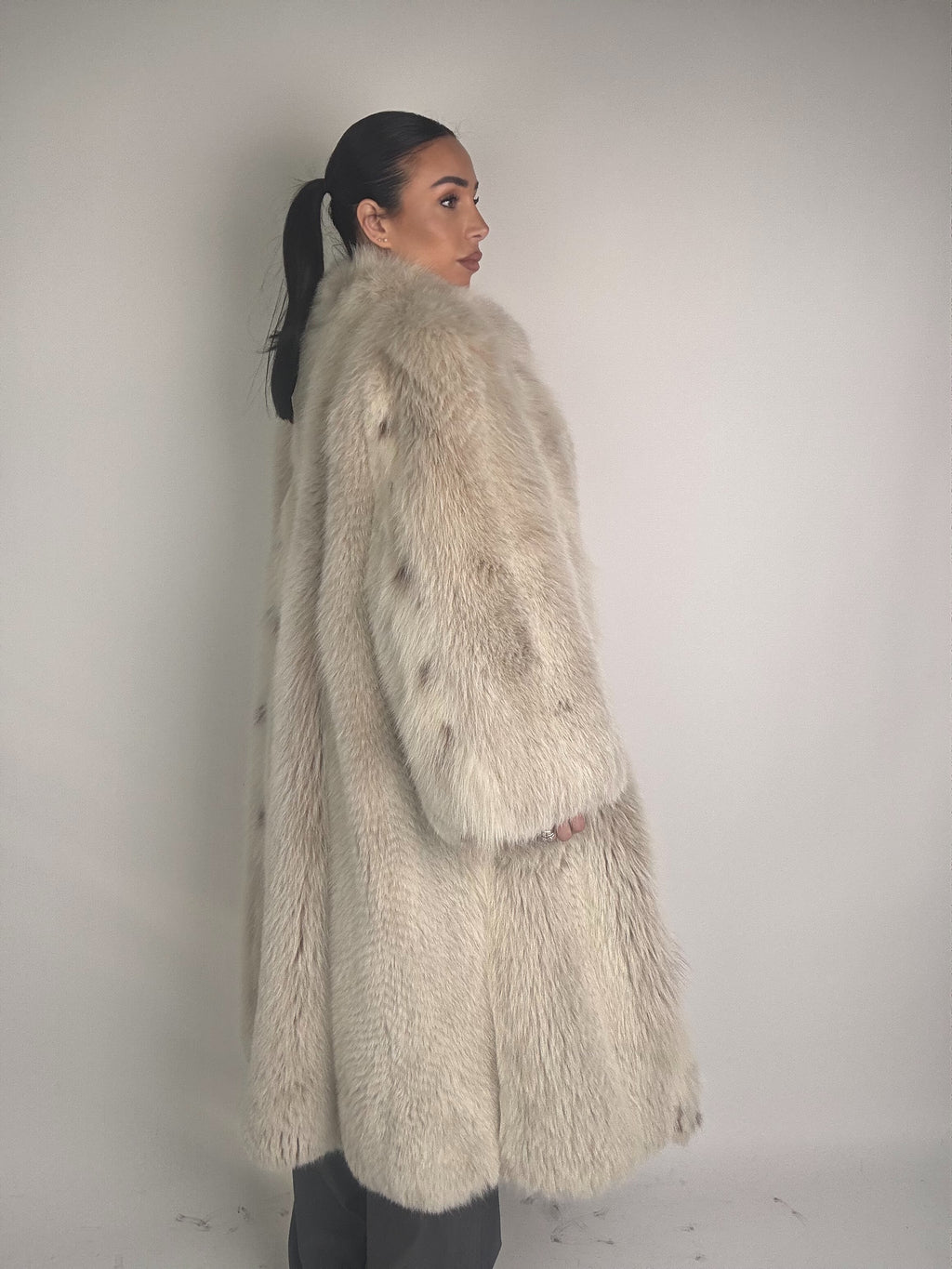 Cappotto in volpe linciata N354