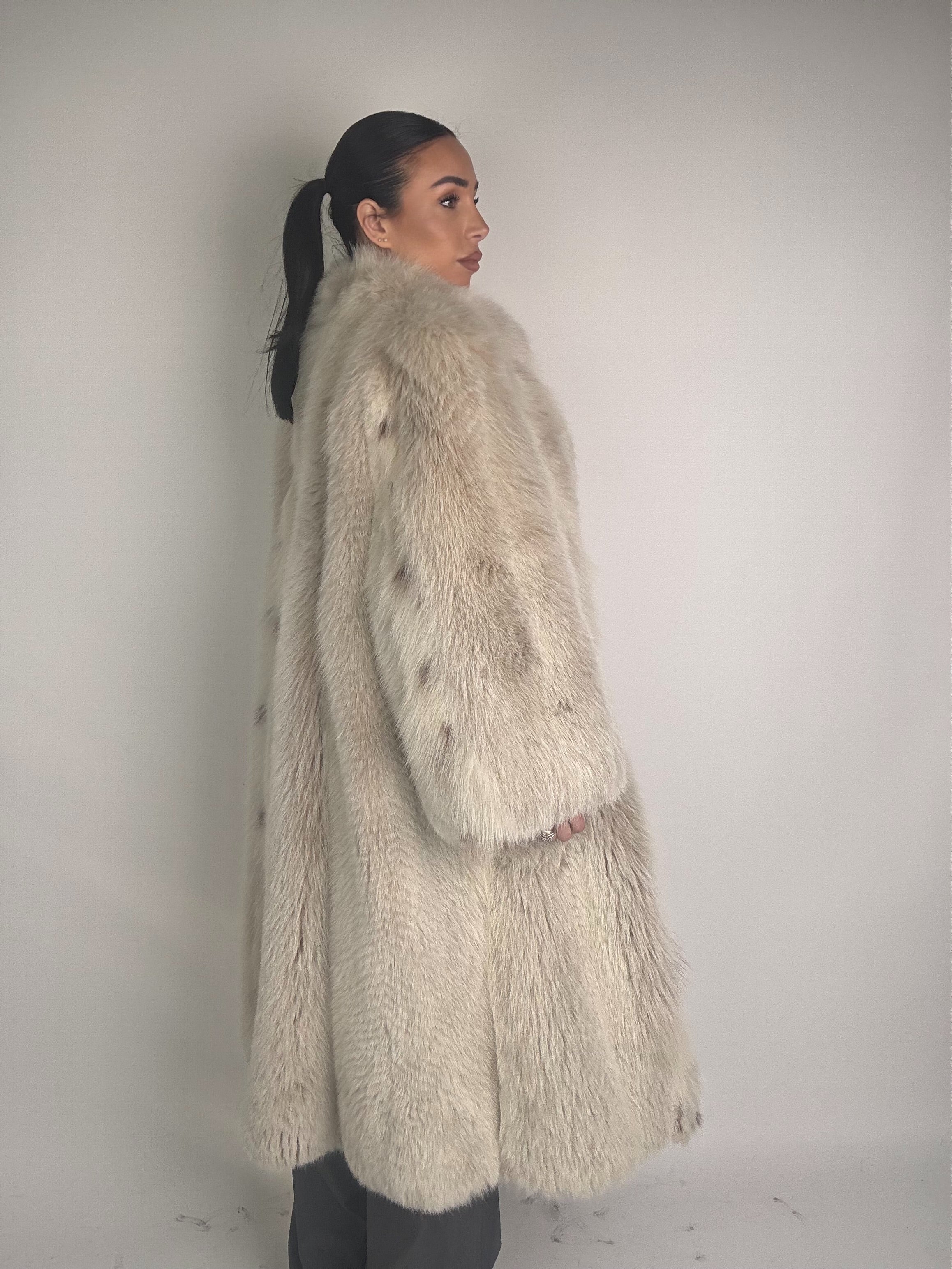 Cappotto in volpe linciata N354