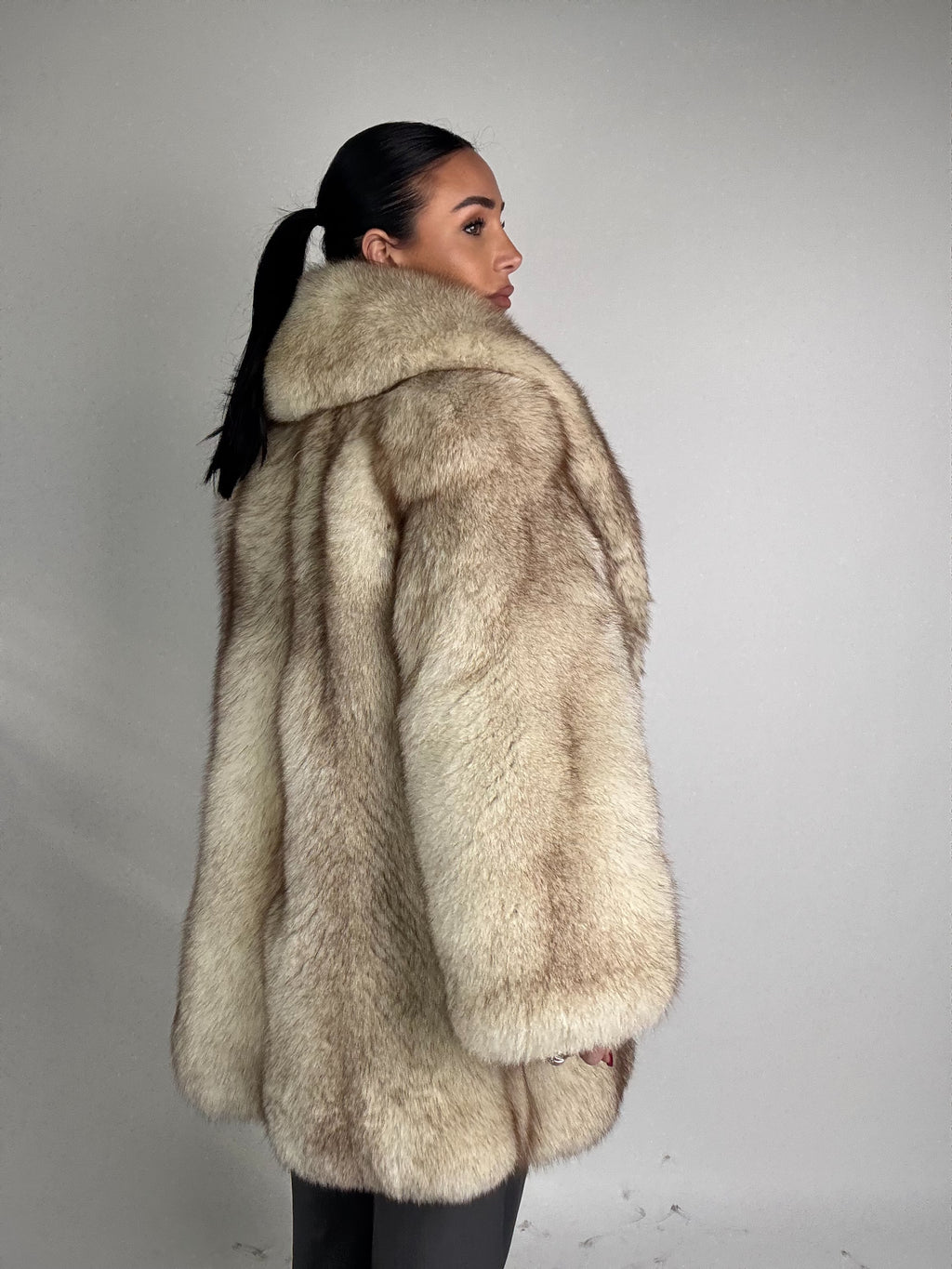 Giacca in volpe della groenlandia N356