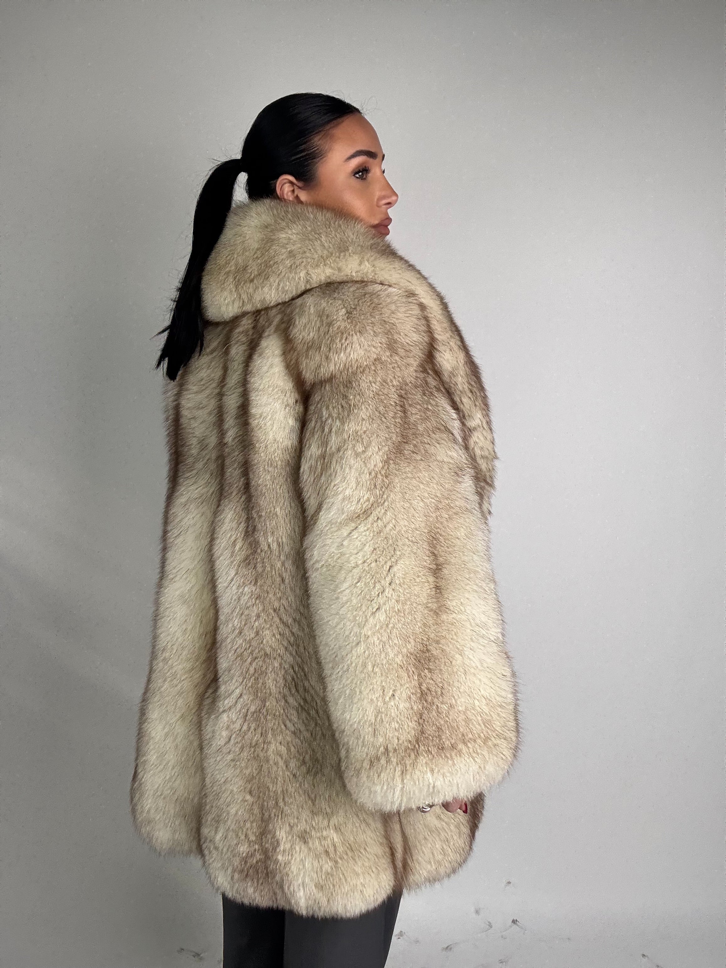 Giacca in volpe della groenlandia N356