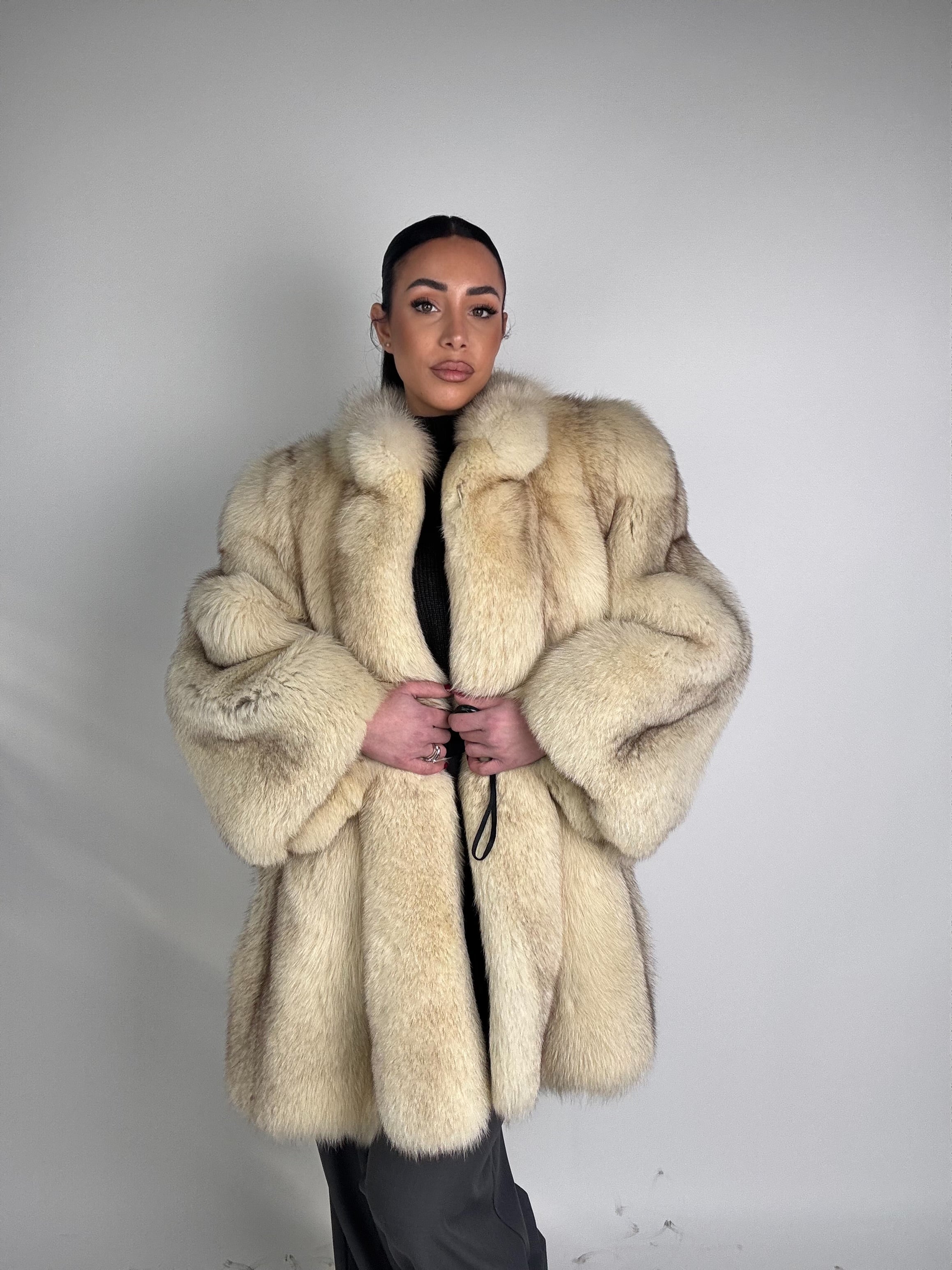 Giacca in volpe della groenlandia N357