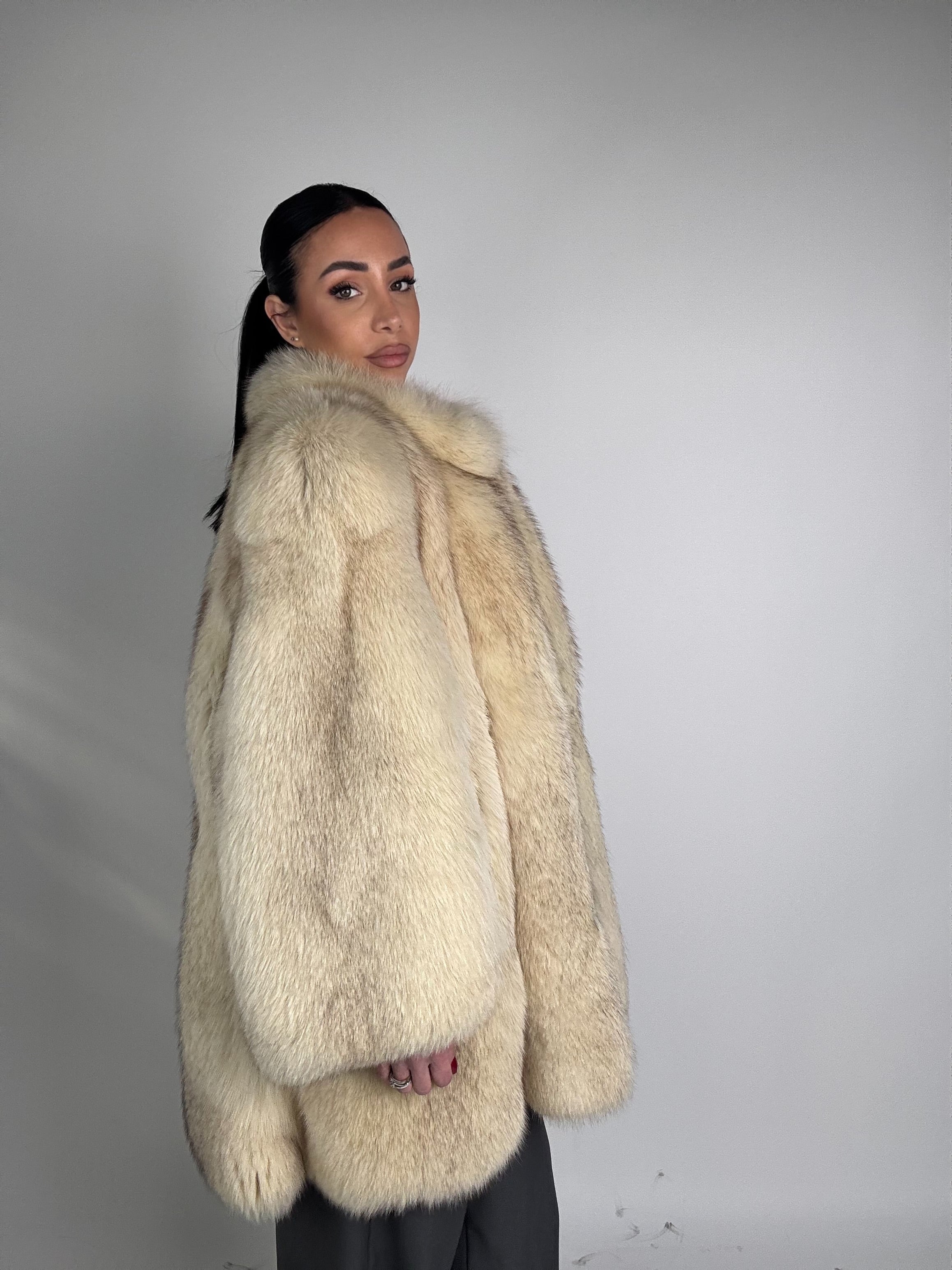 Giacca in volpe della groenlandia N357