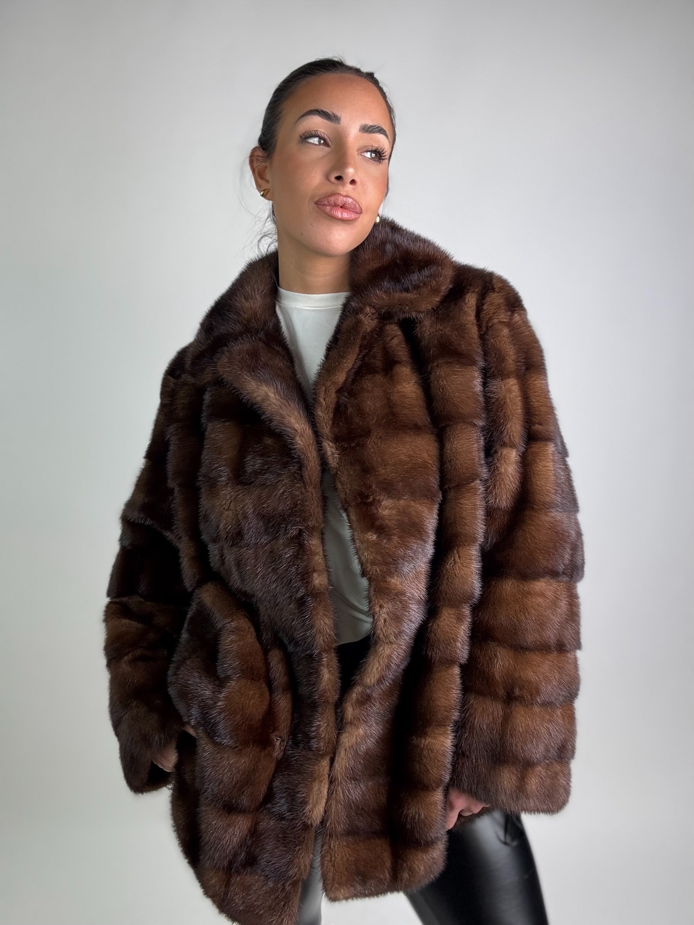 Giacca in visone N258