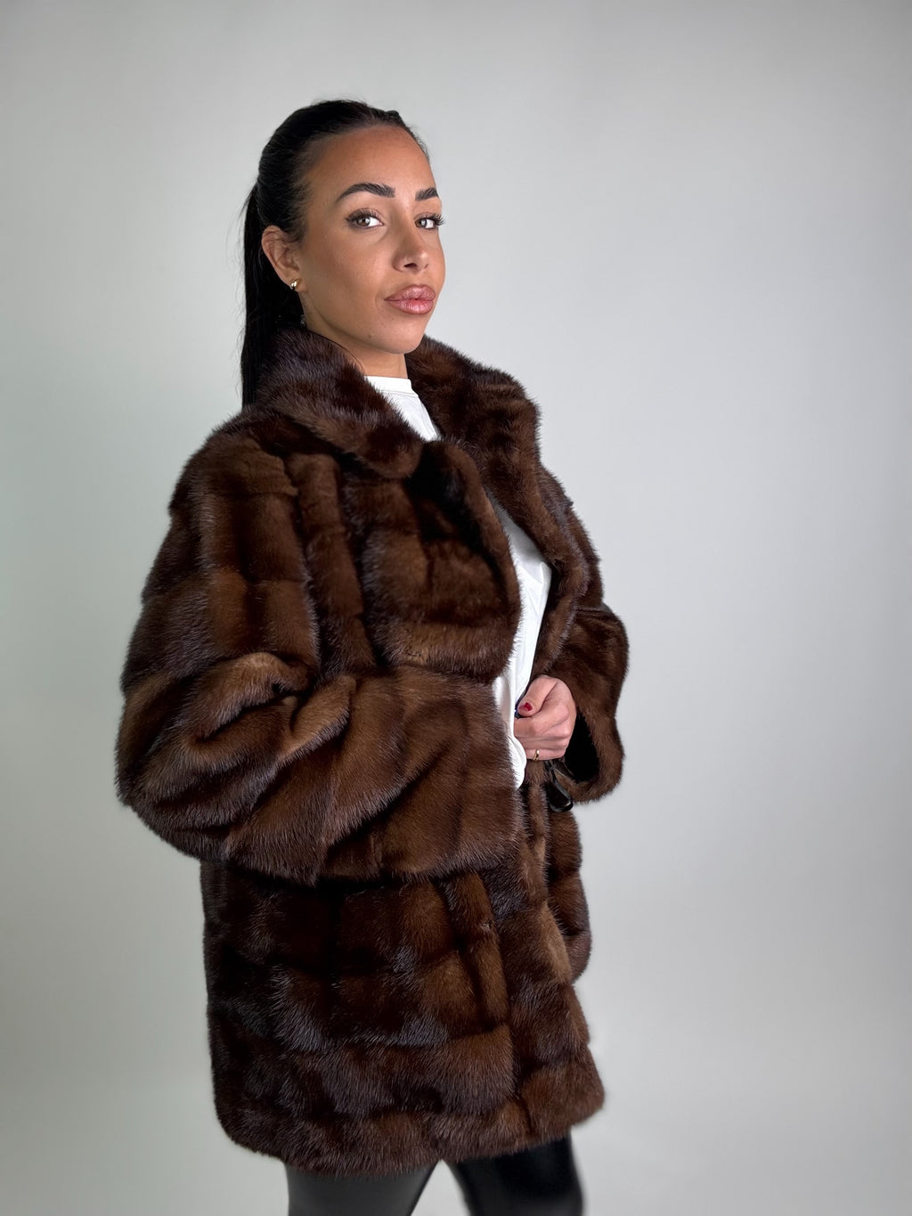 Giacca in visone N258