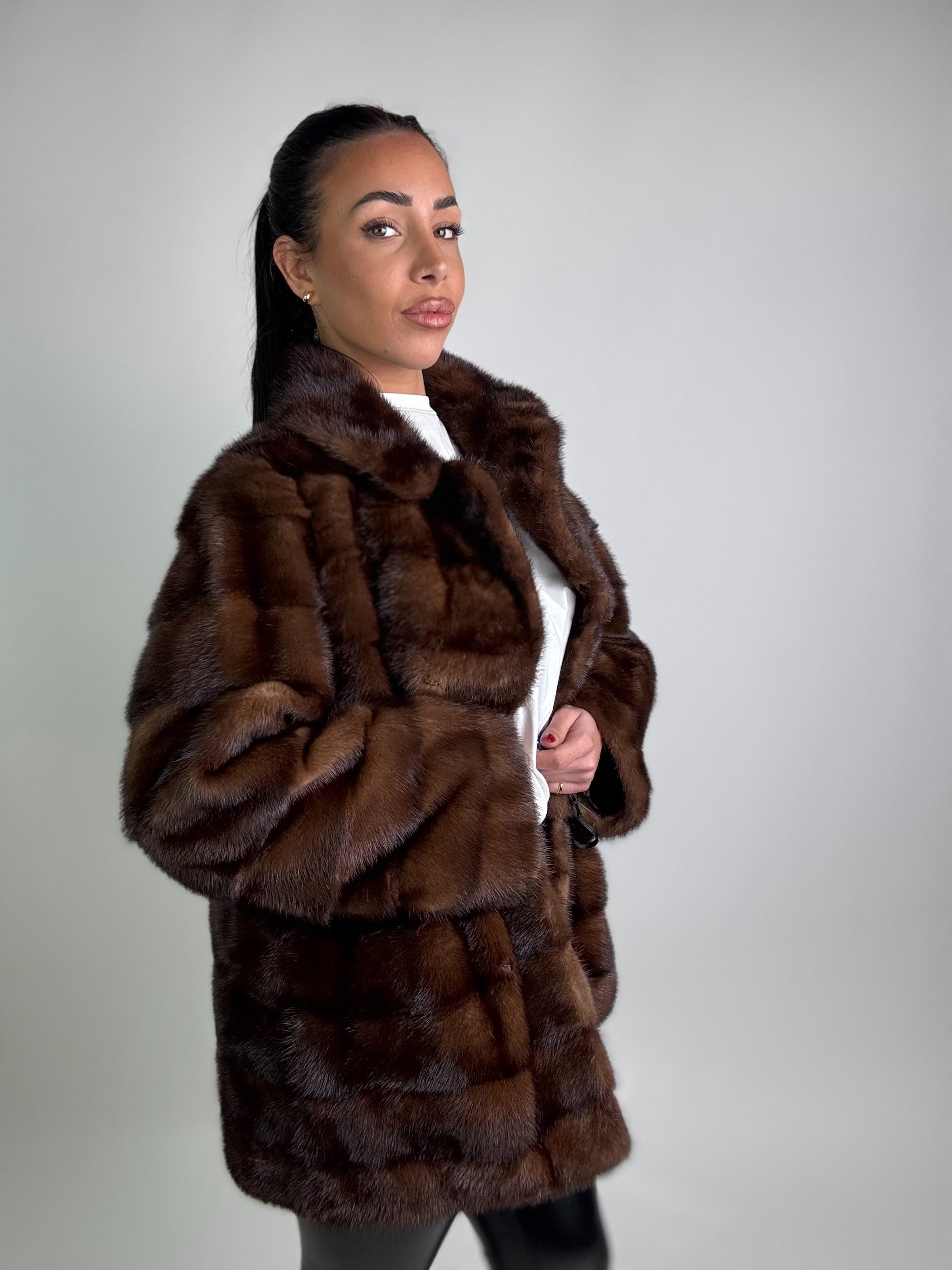 Giacca in visone N258