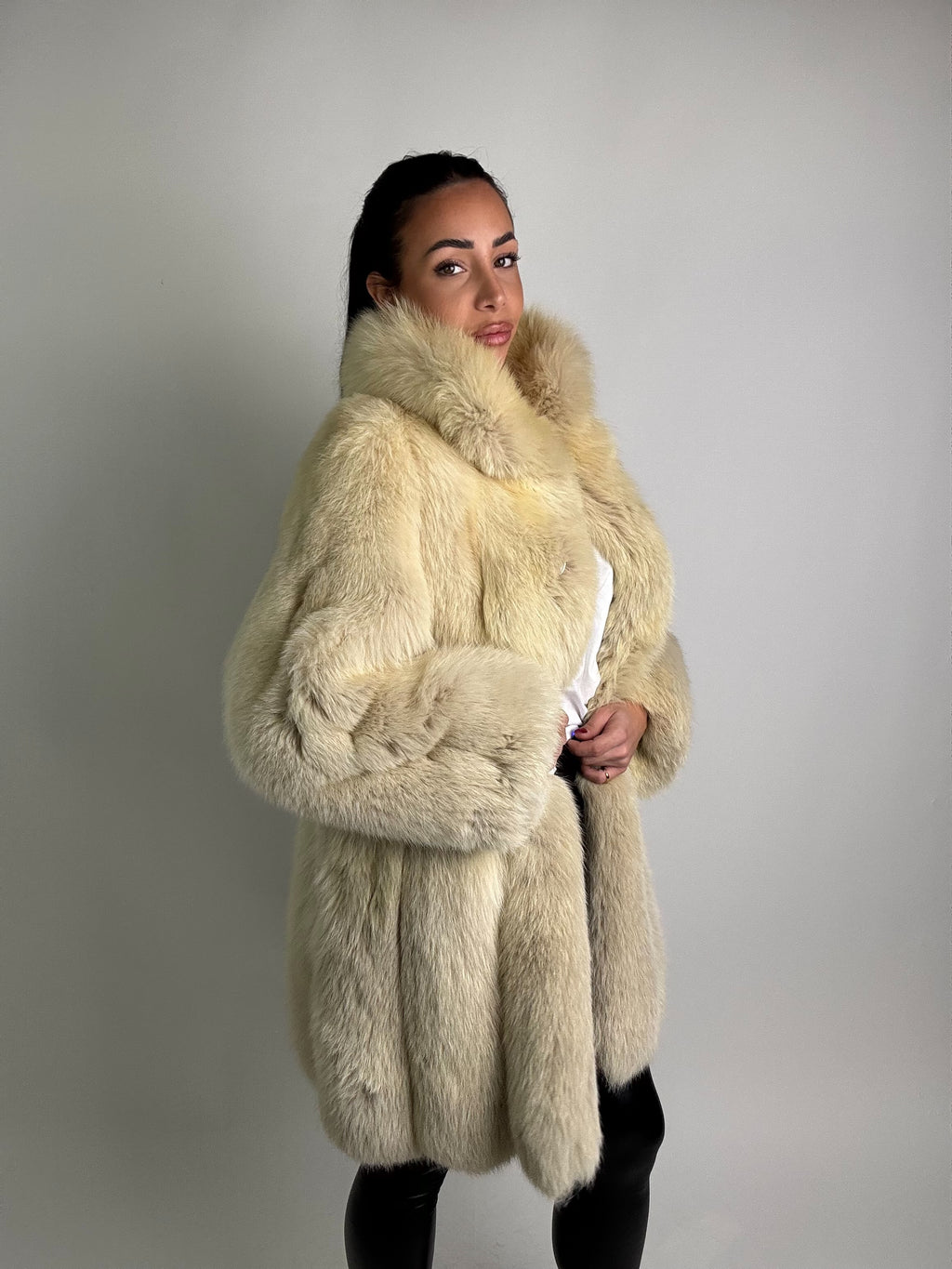 Giacca in volpe della groenlandia N46