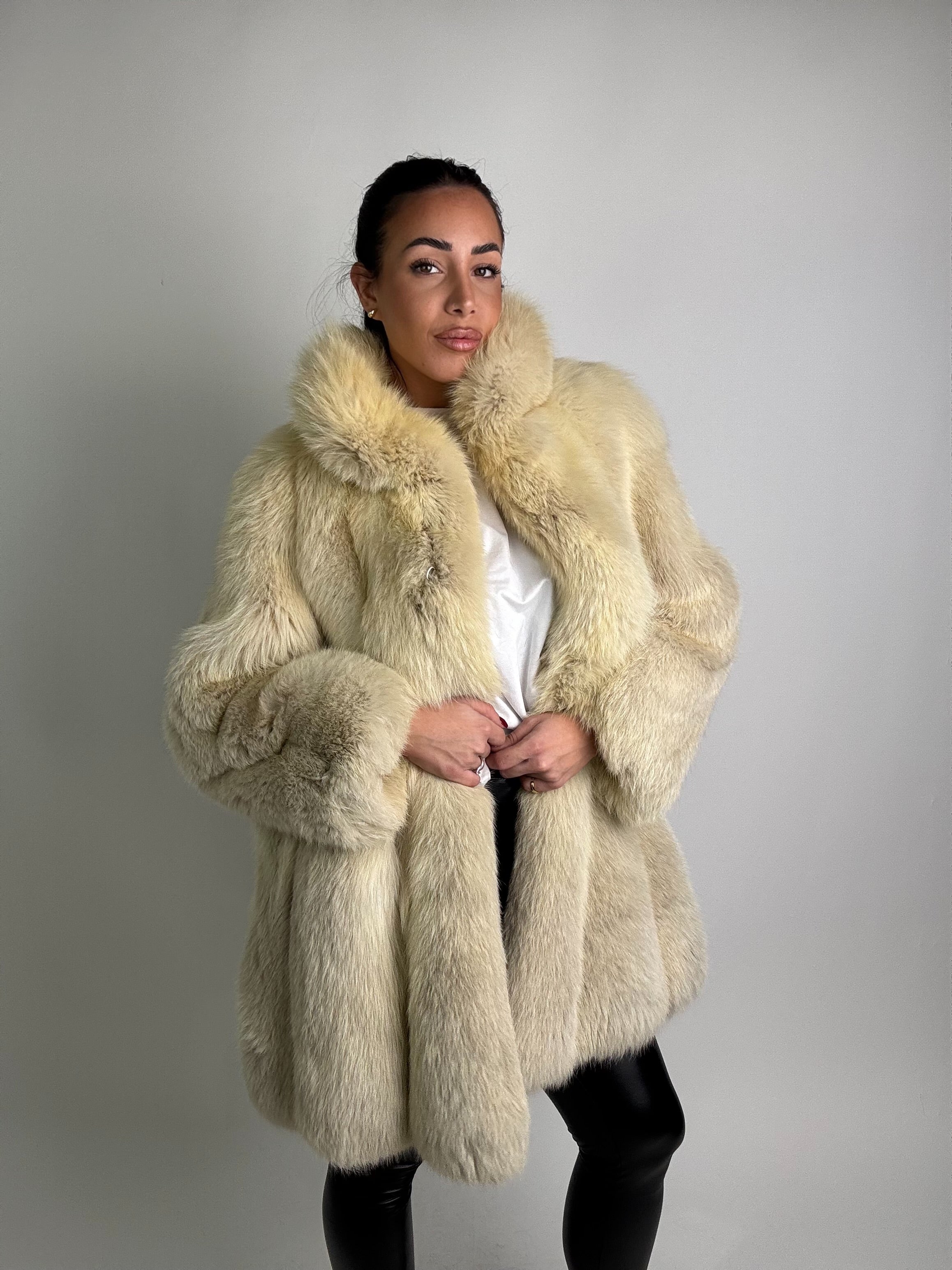 Giacca in volpe della groenlandia N46