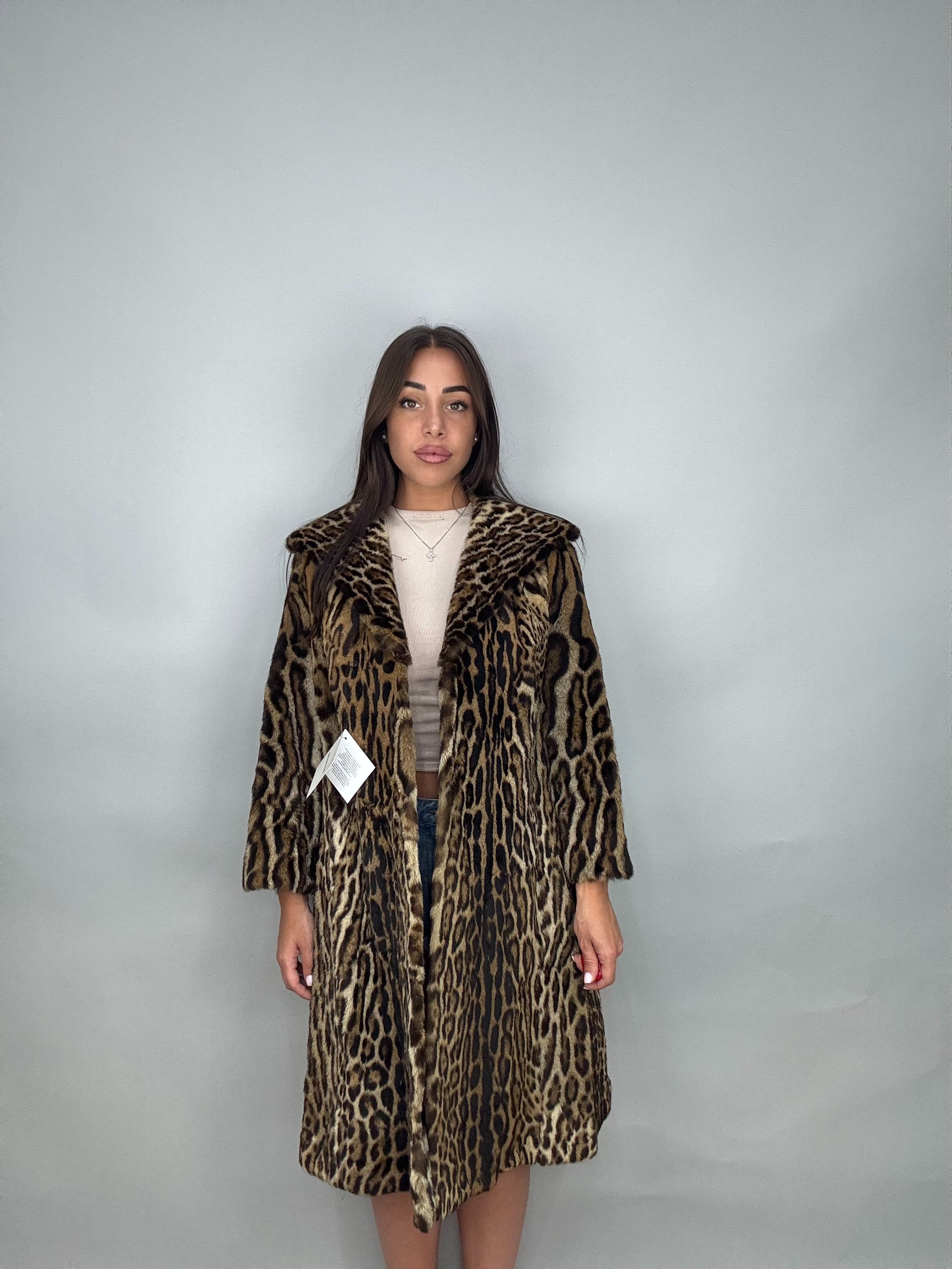 Cappotto in leopardo