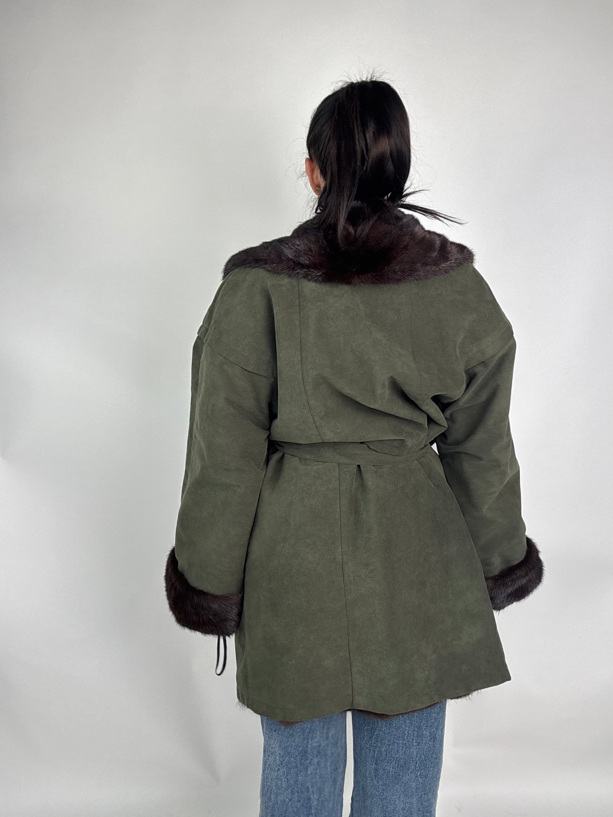Giacca in visone reversibile N312