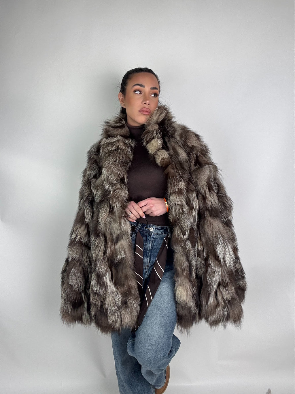 Mink Bomber Jacket