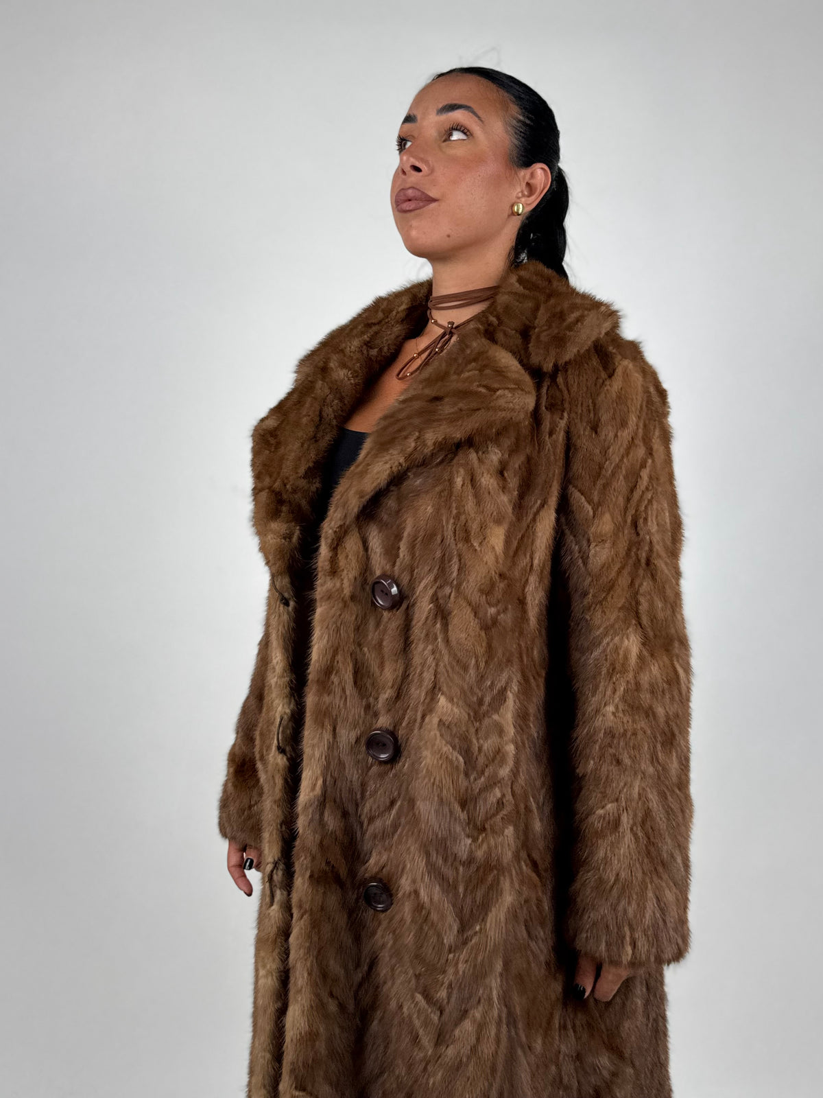 Cappotto in visone N702