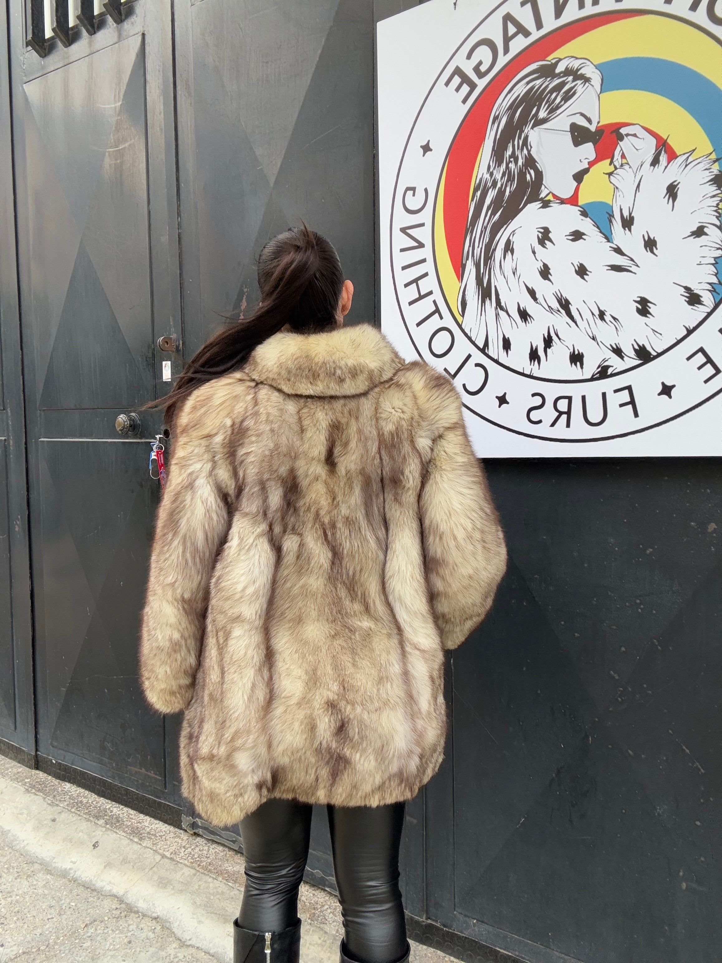 Giacca in volpe della groenlandia