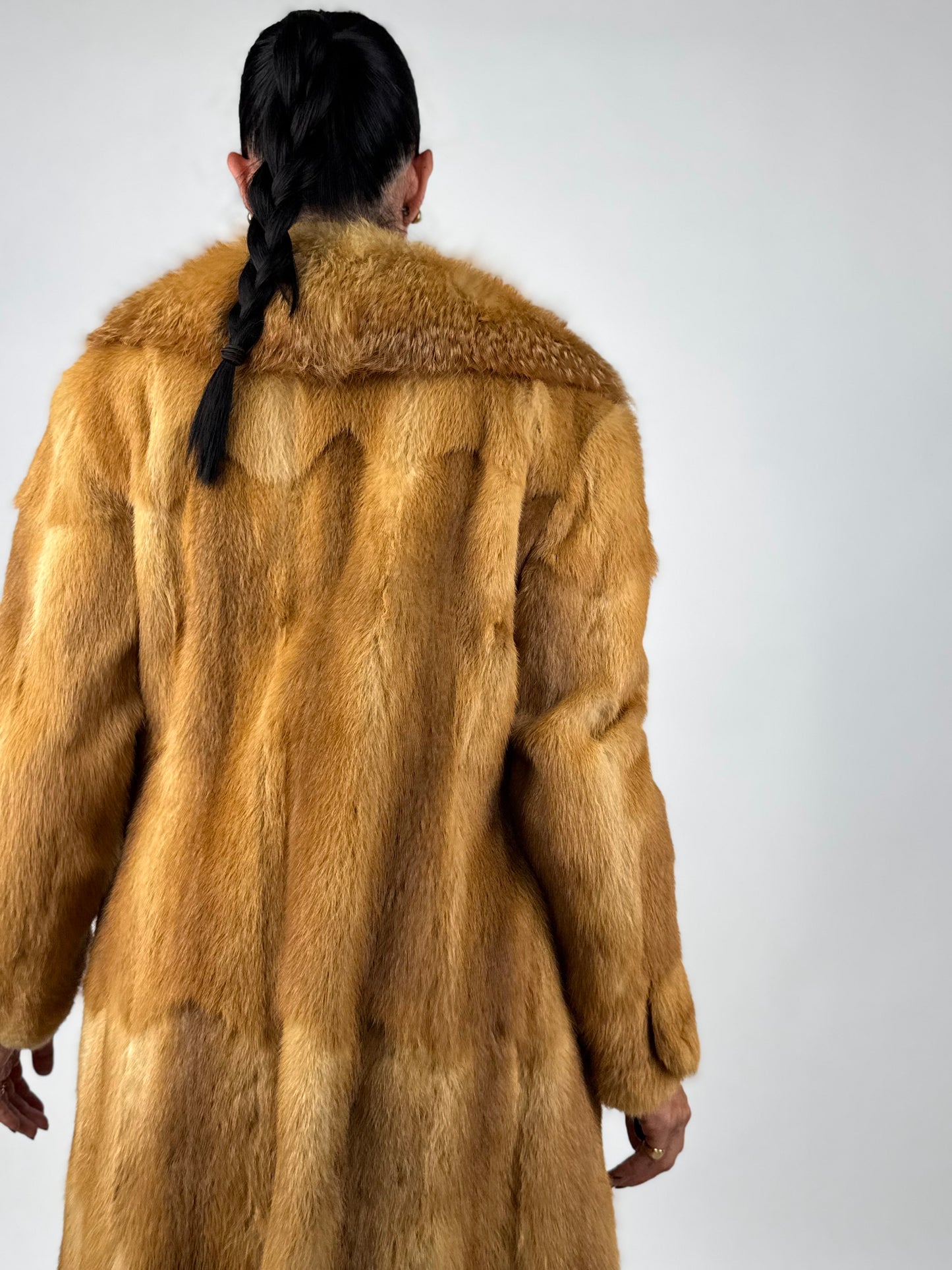 Cappotto in visone e volpe N706