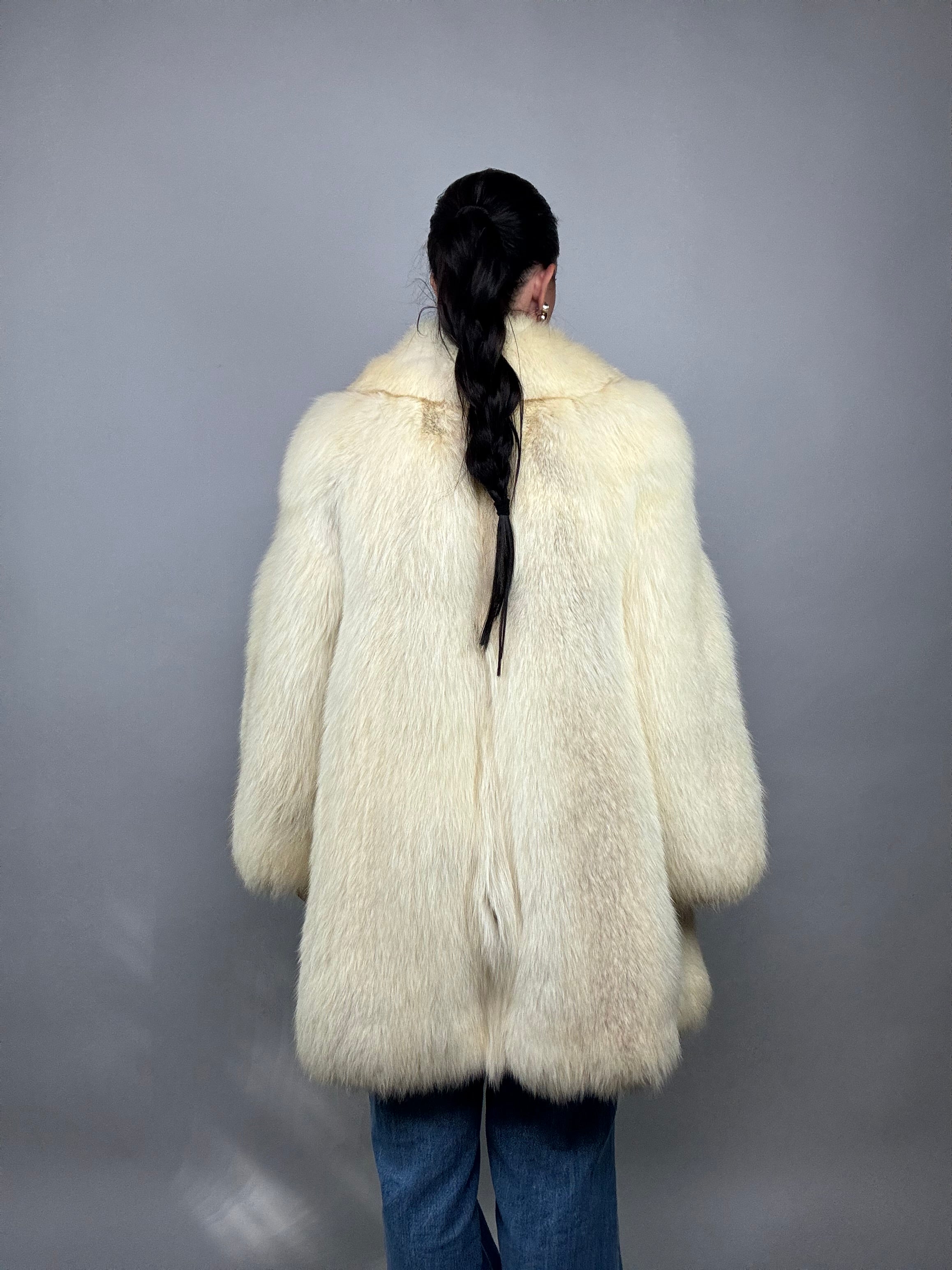 Cappotto in volpe polare