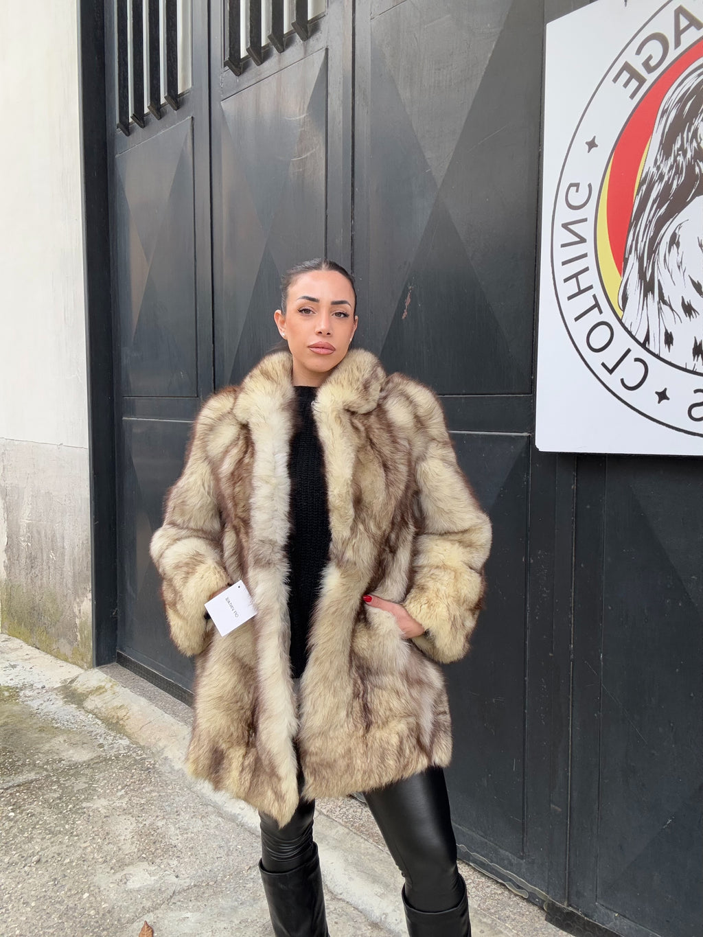 Giacca in volpe della groenlandia