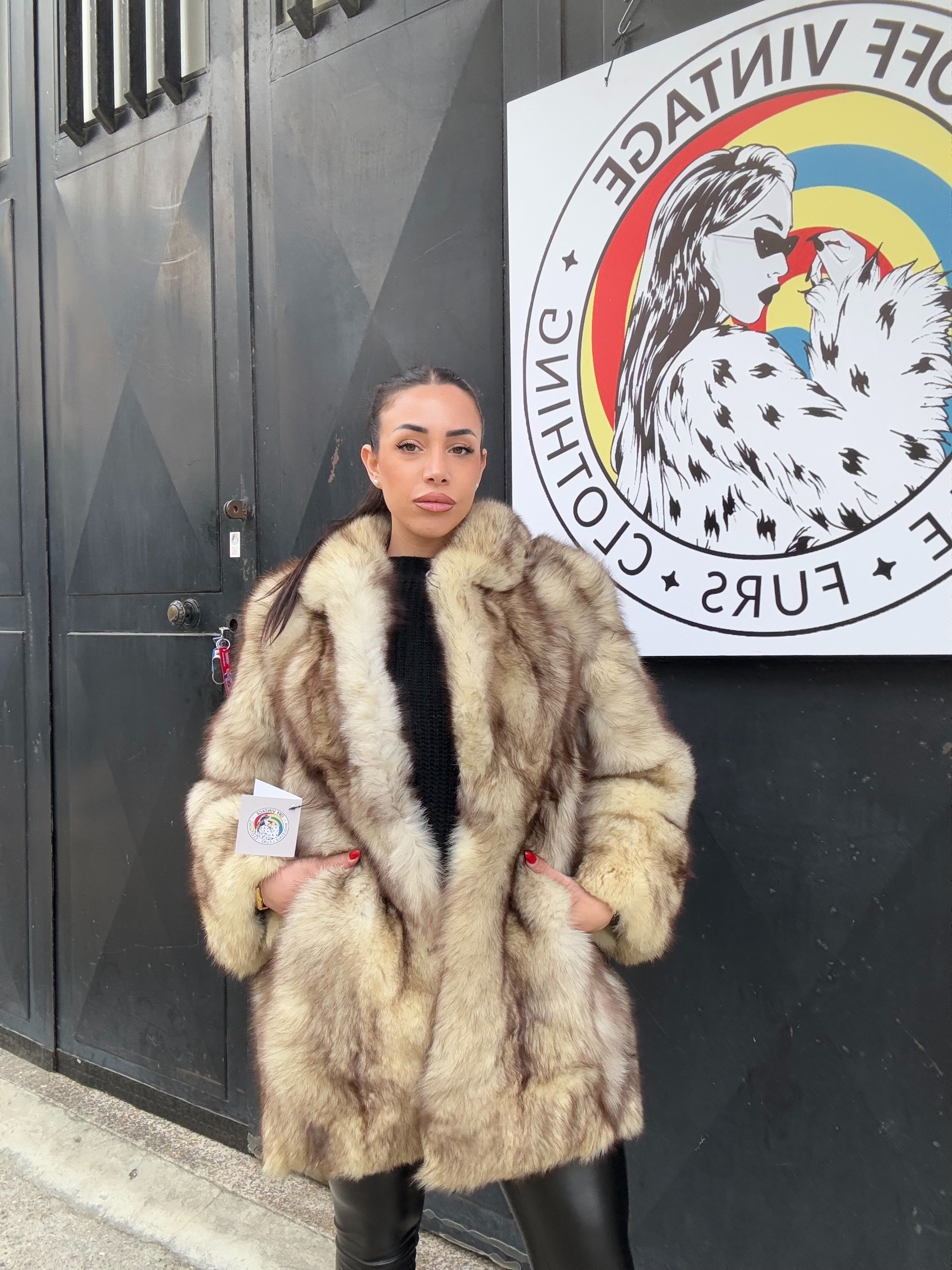 Giacca in volpe della groenlandia