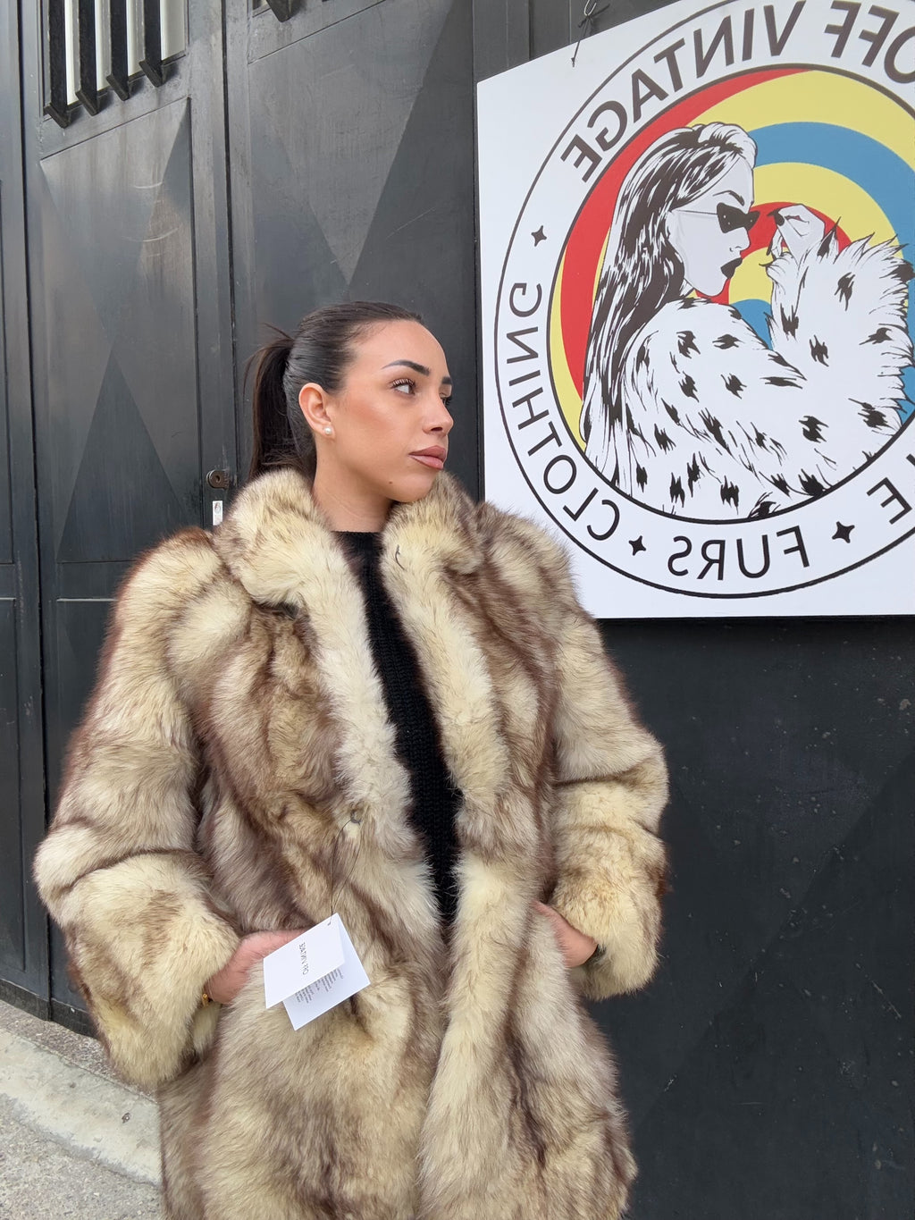 Giacca in volpe della groenlandia