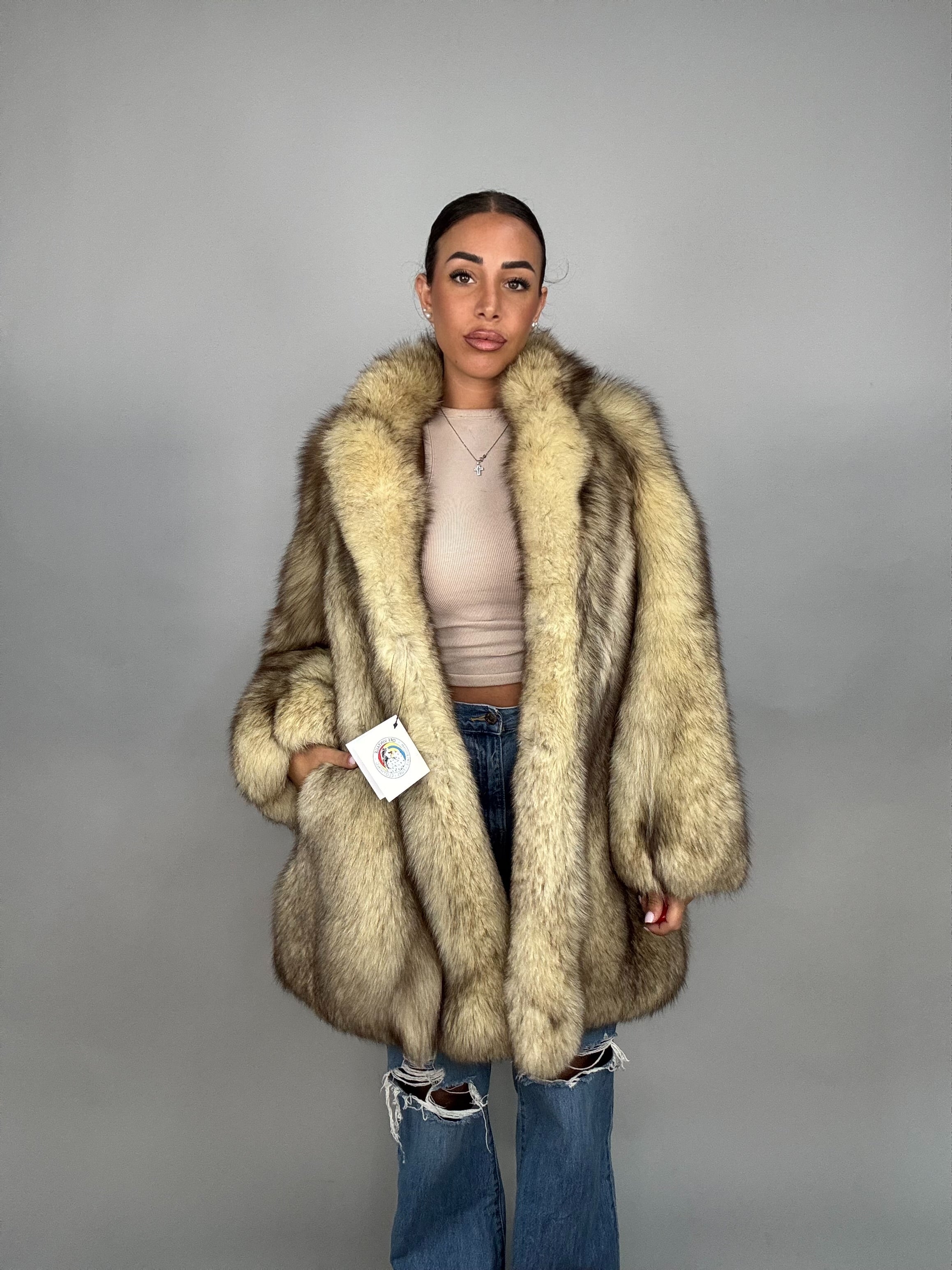 Giacca in volpe della groenalndia