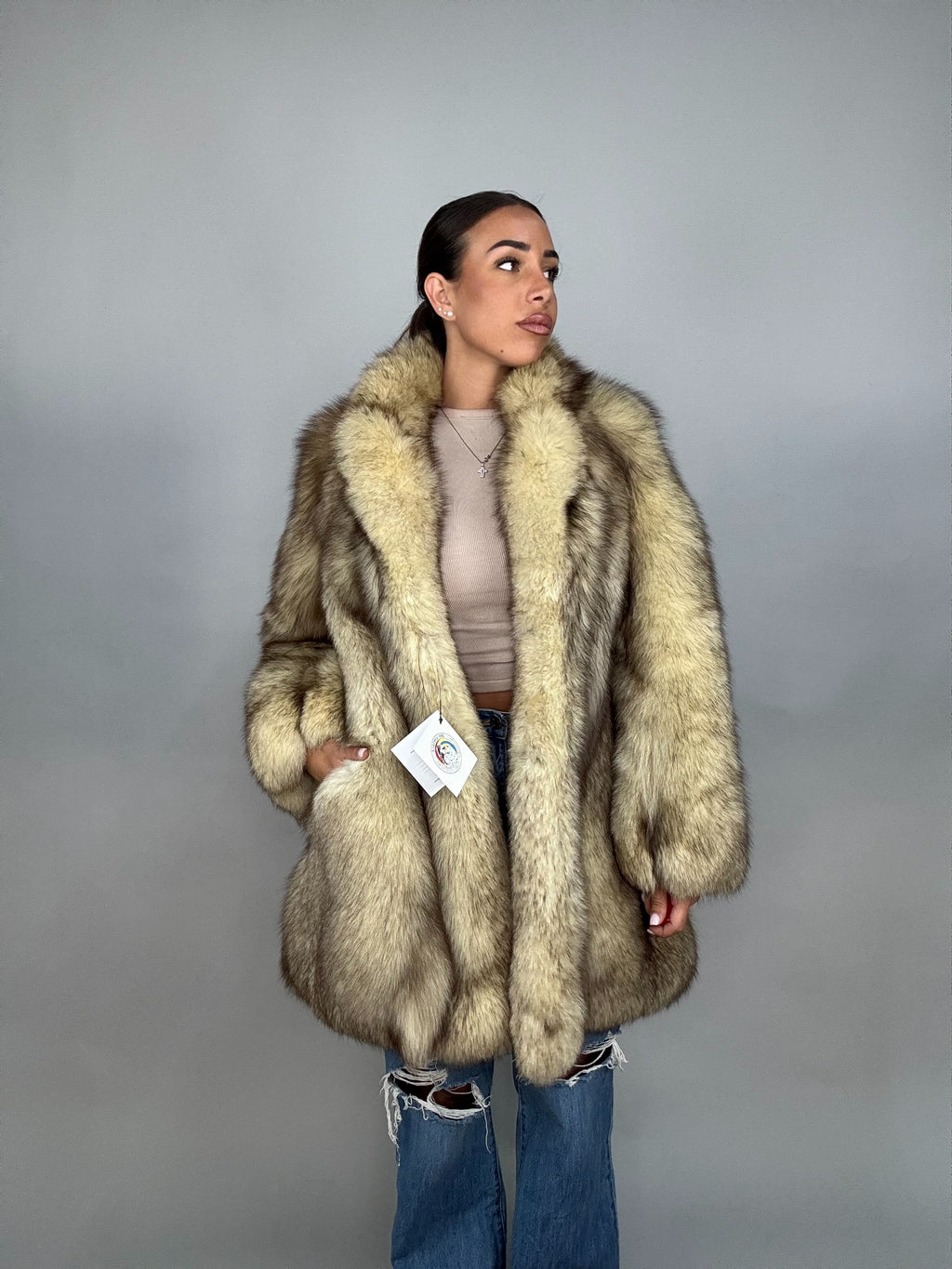 Giacca in volpe della groenalndia