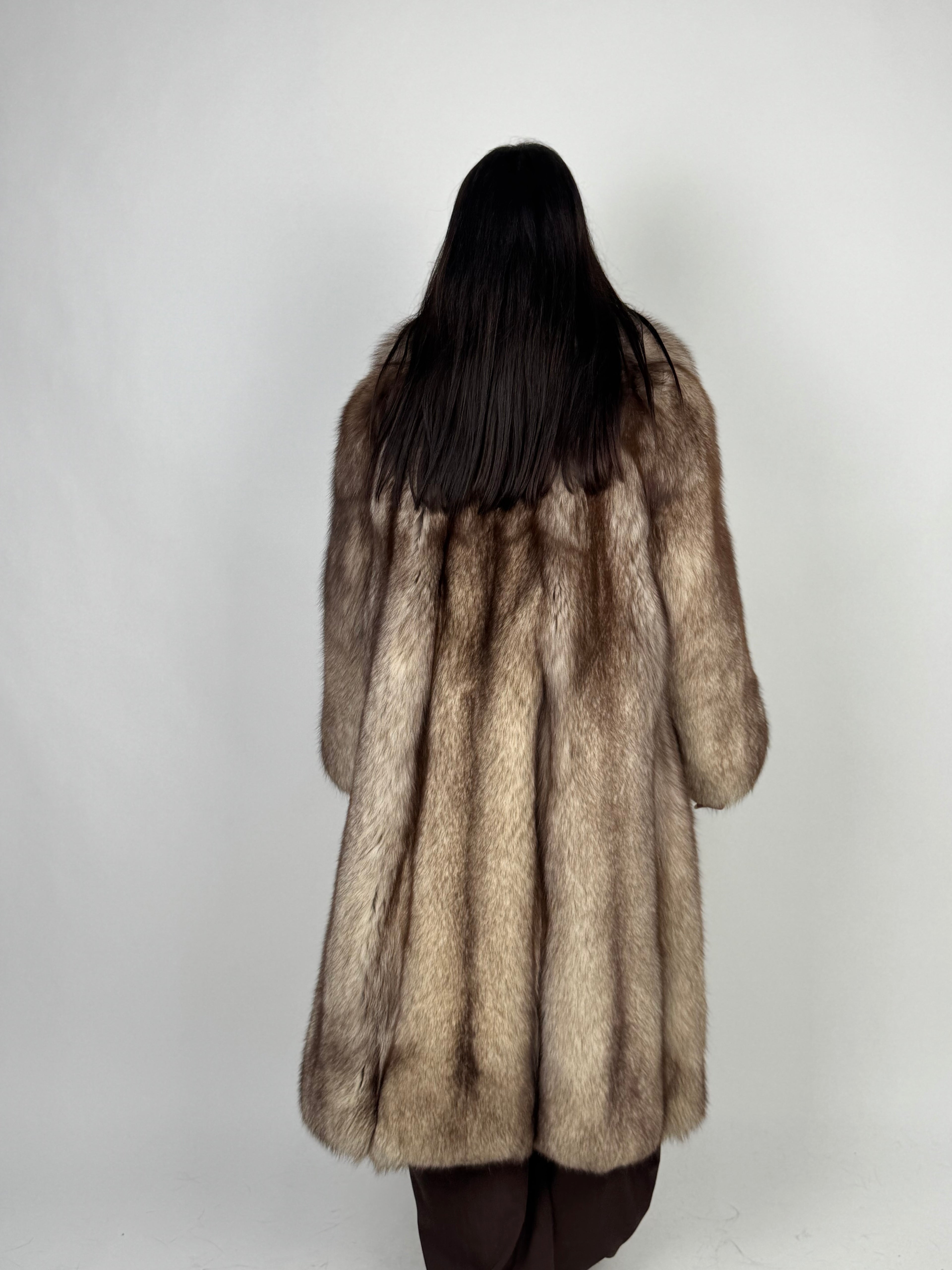 Cappotto in volpe della greonlandia N18