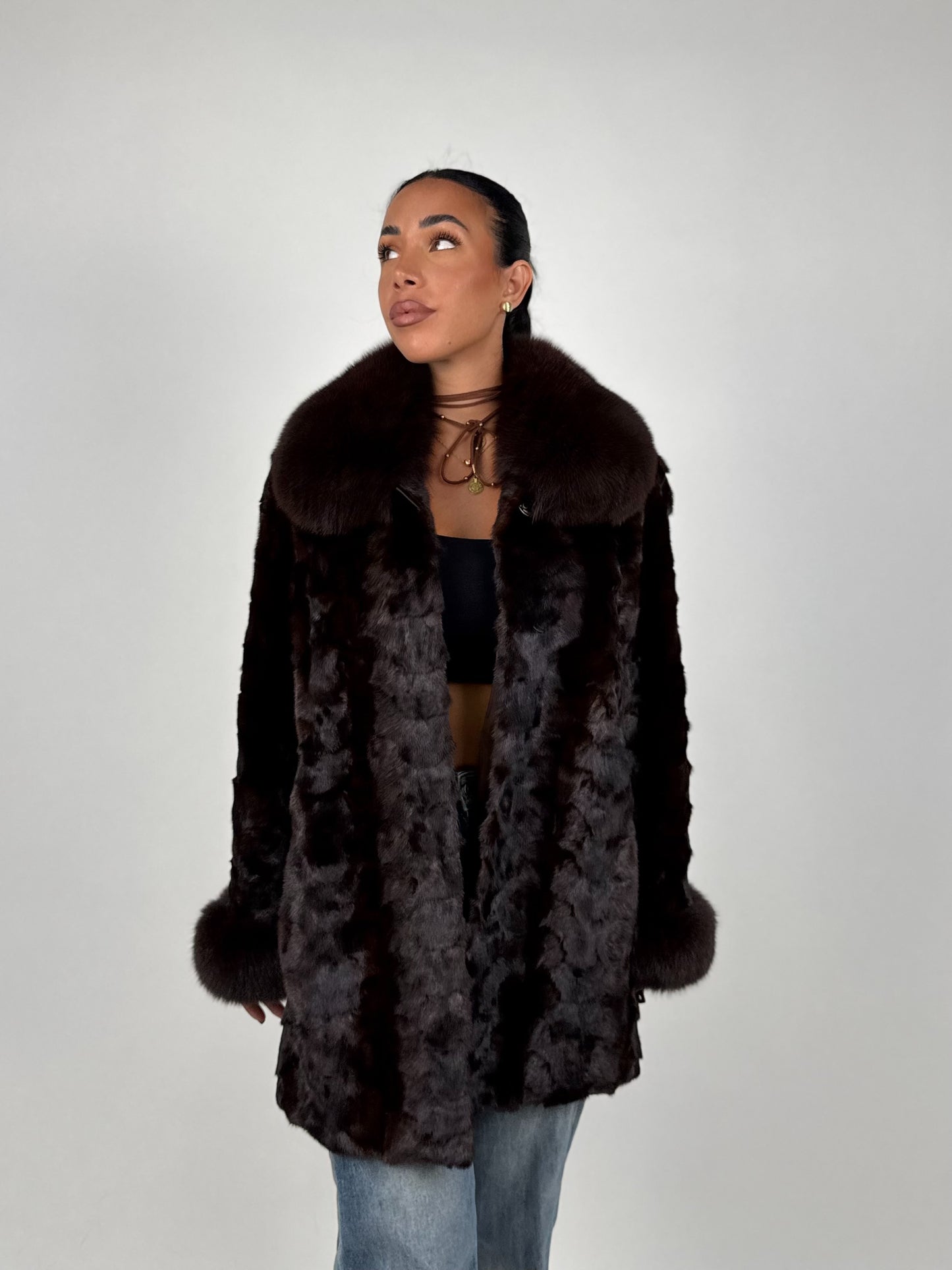 Cappotto in visone N701