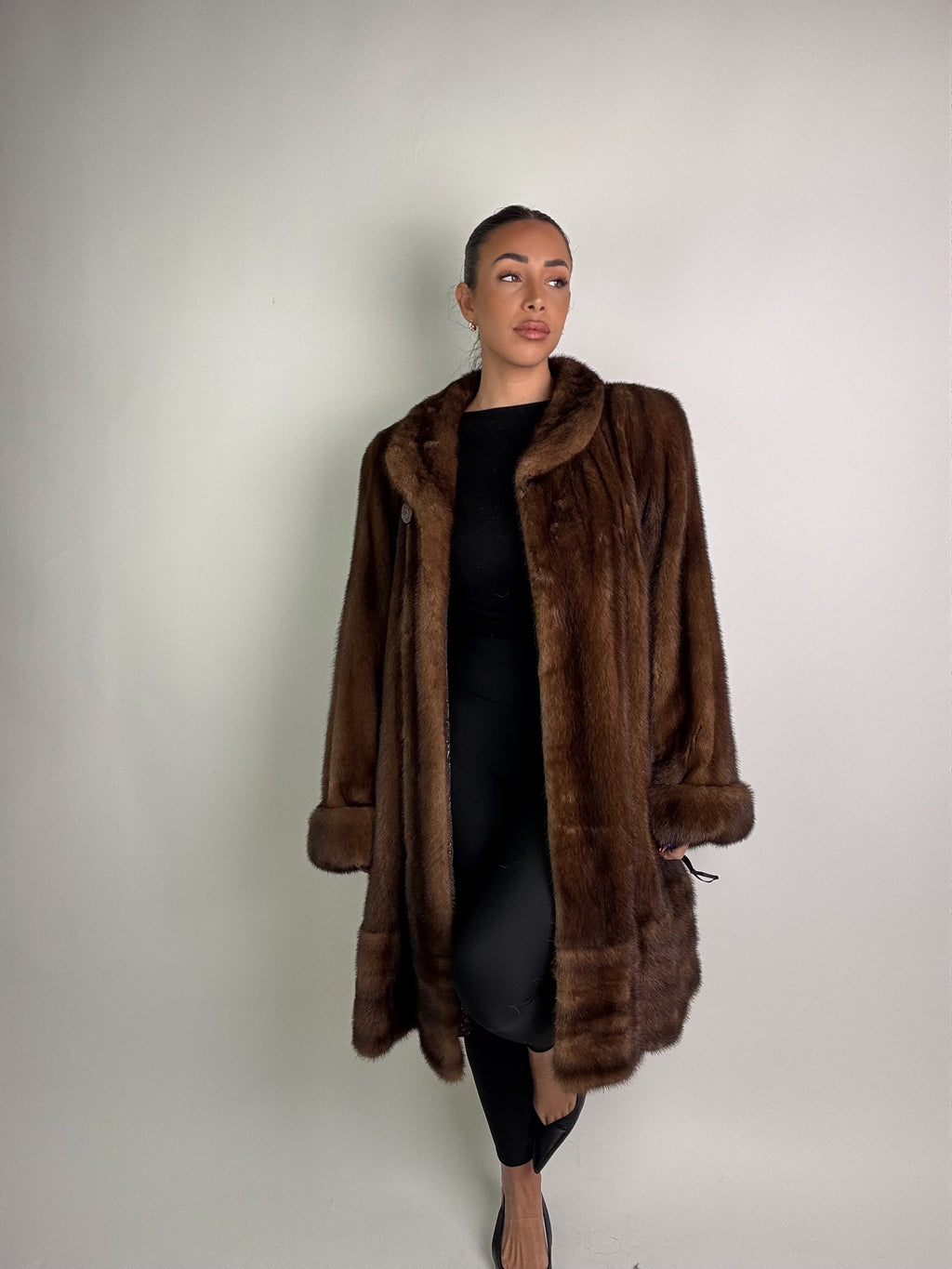 Cappotto in visone N395