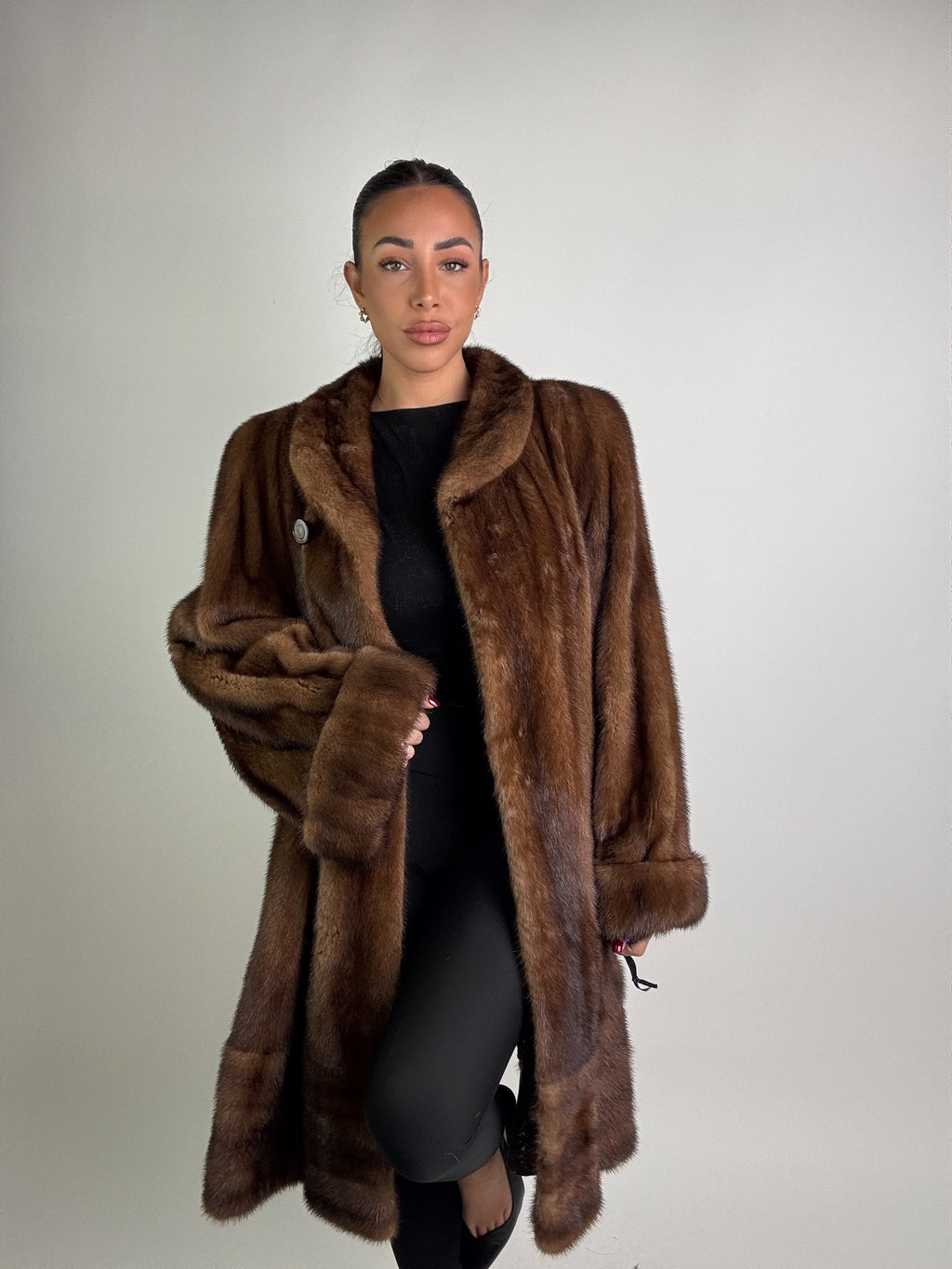 Cappotto in visone N395