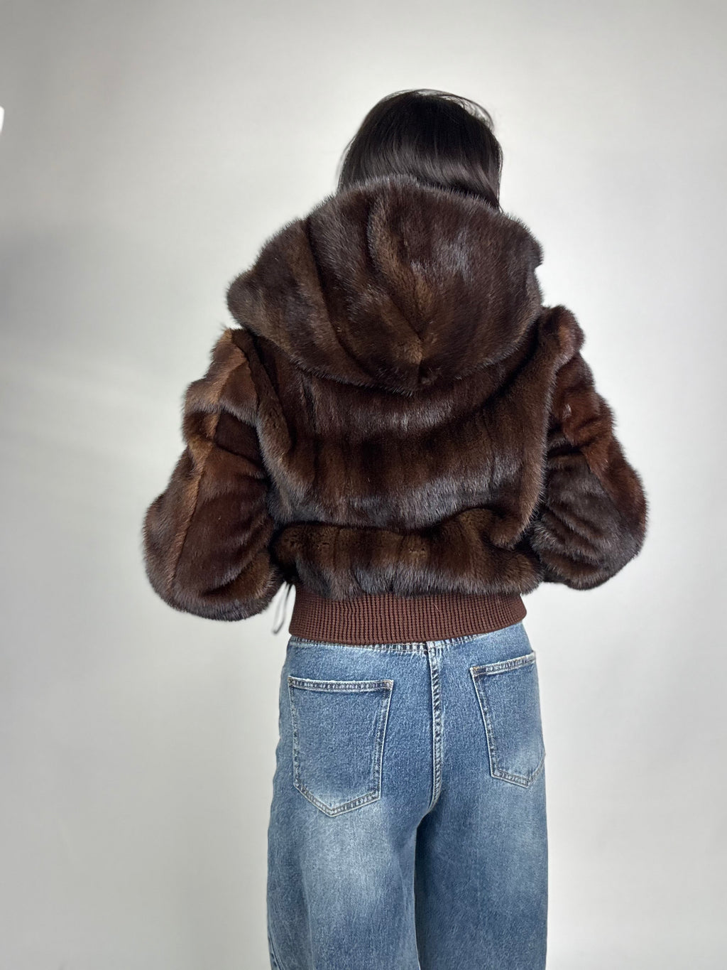 Mink Bomber Jacket