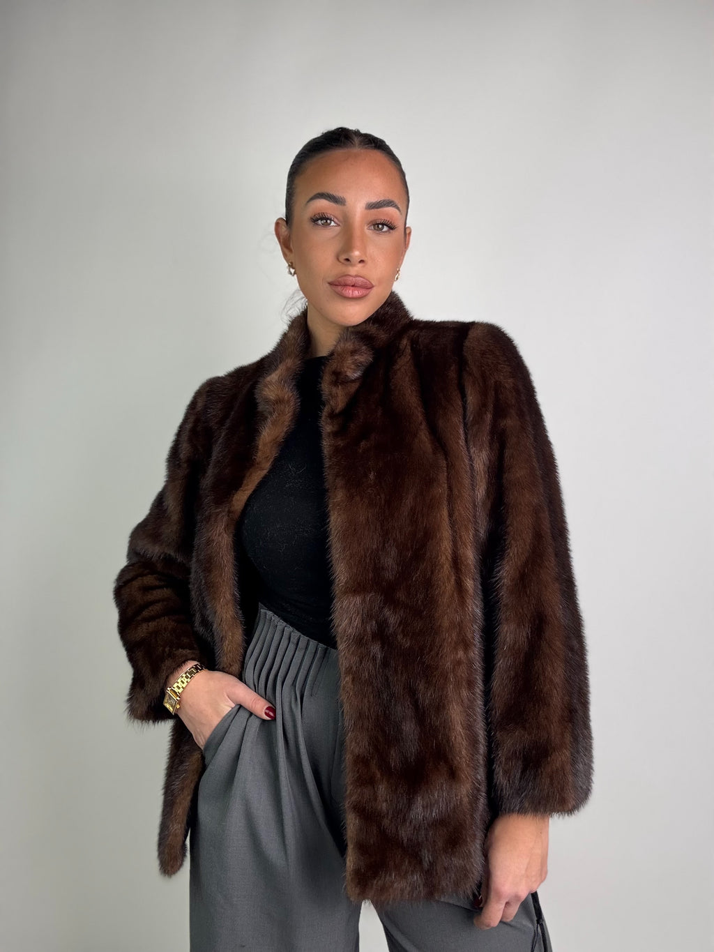 Giacca in visone N261